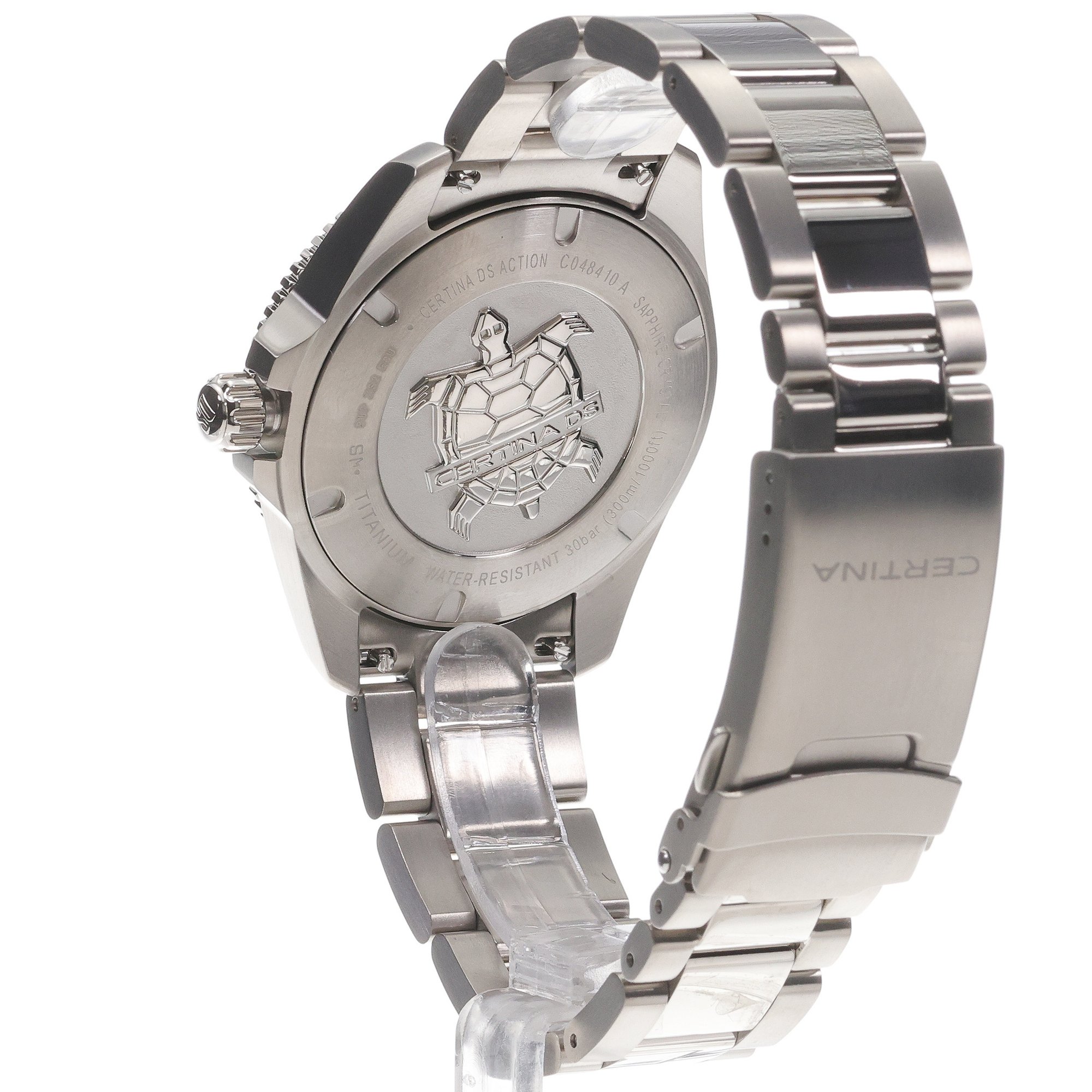 Certina C0484104435100 DS Action DS Action Titanium Diver 40mm zegarek męski sportowy szafirowe - miniatura 4