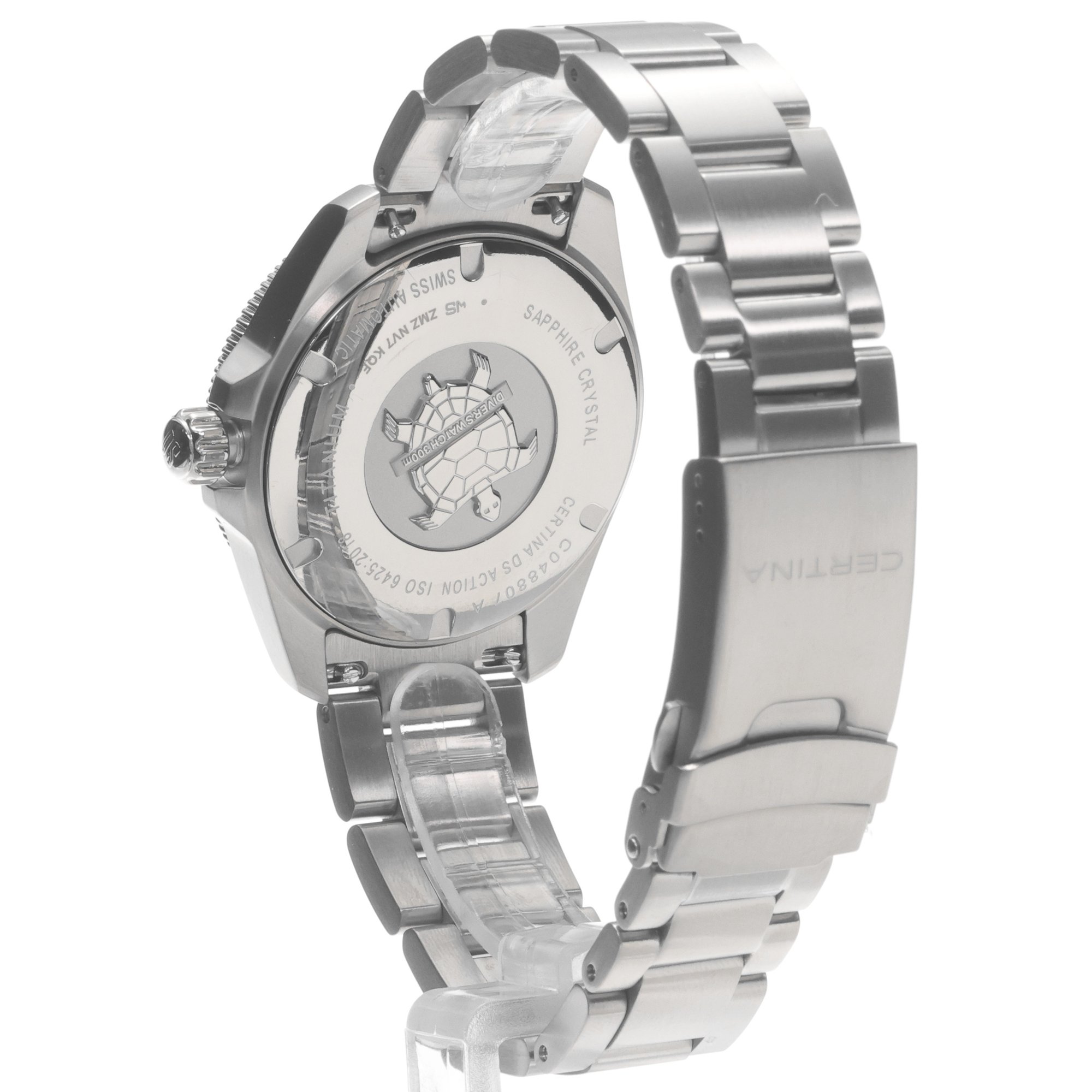 Certina C0488074404100 zegarek męski klasyczny DS Action bransoleta - miniatura 4