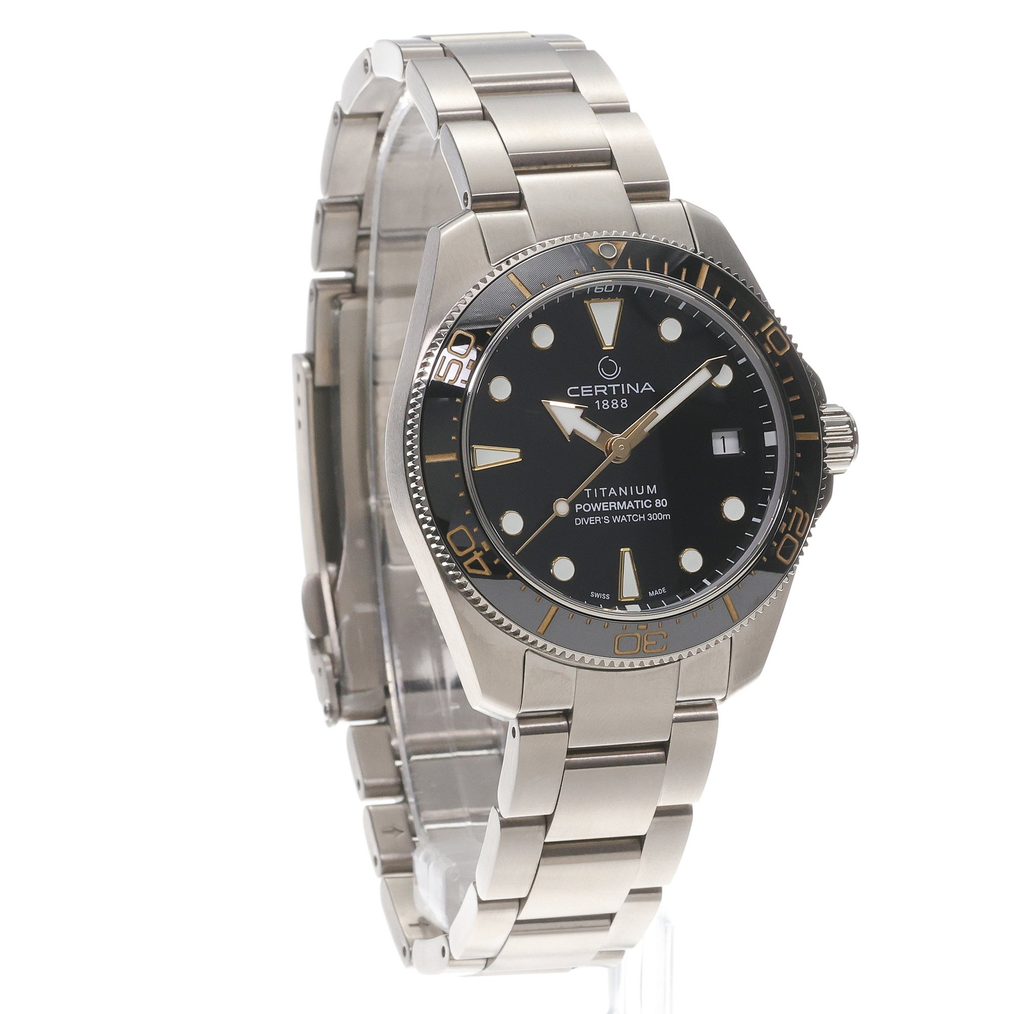 Certina C0488074405100 zegarek męski klasyczny DS Action bransoleta