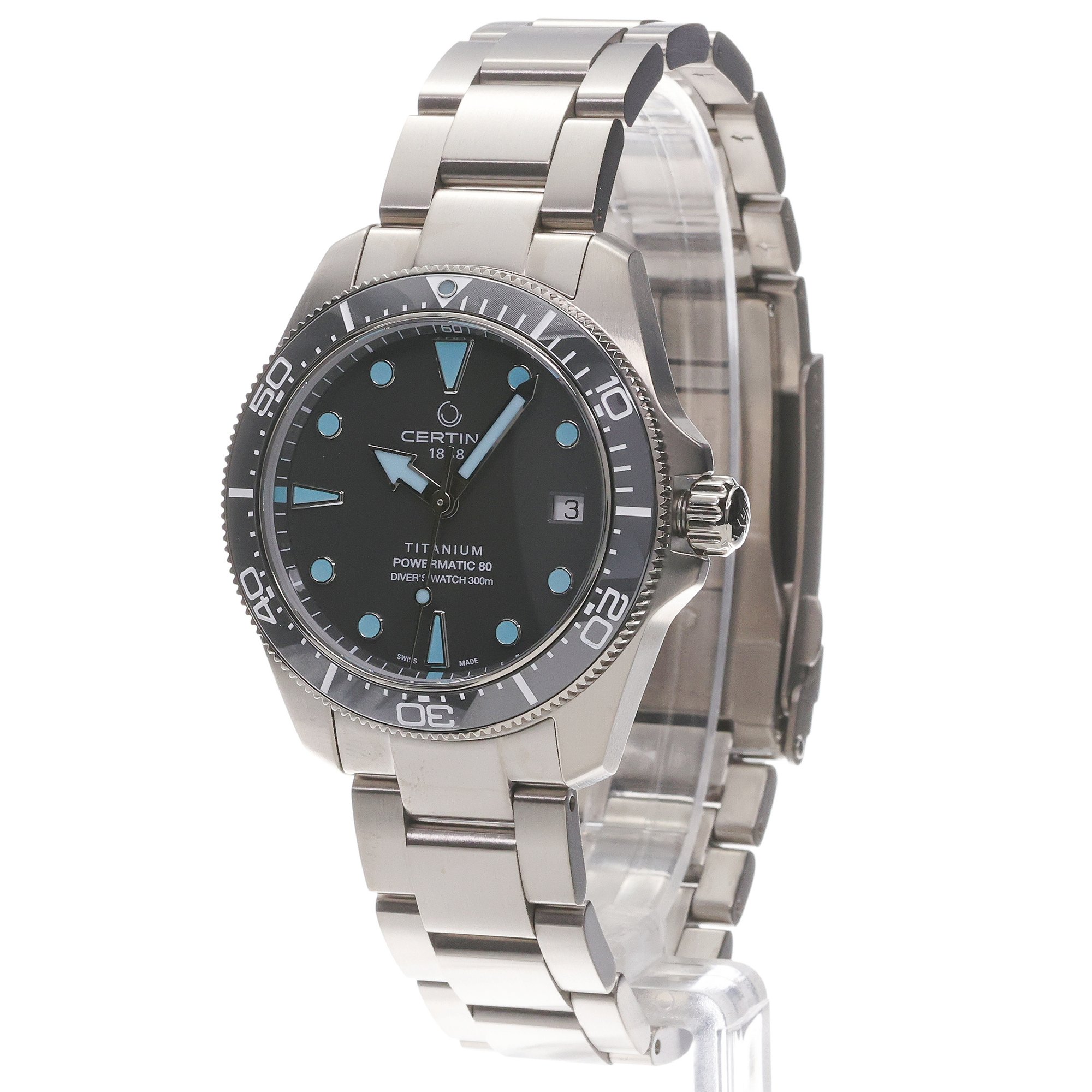 Certina C0488074408100 zegarek męski DS Action szary - miniatura 2