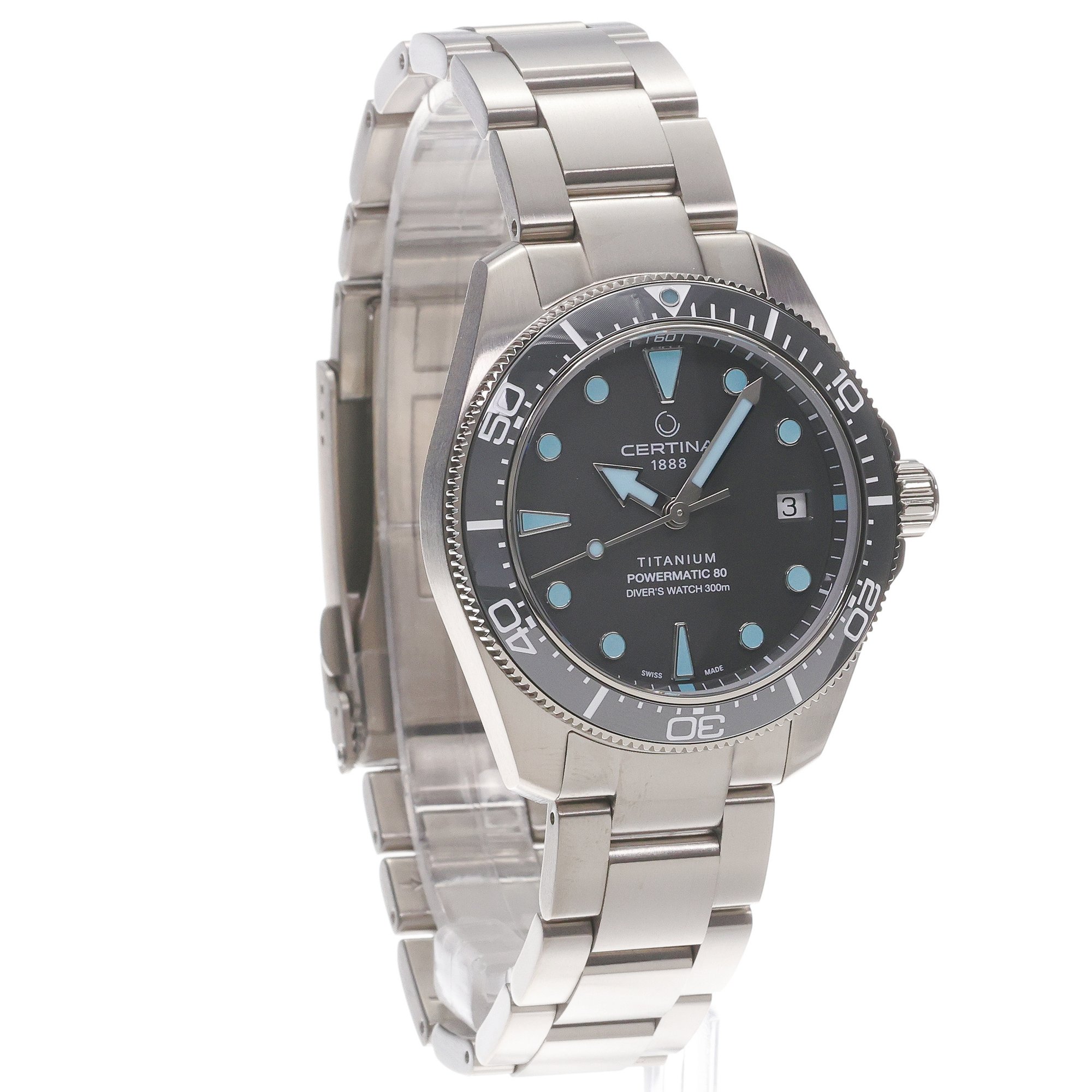 Certina C0488074408100 zegarek męski klasyczny DS Action bransoleta - miniatura 3