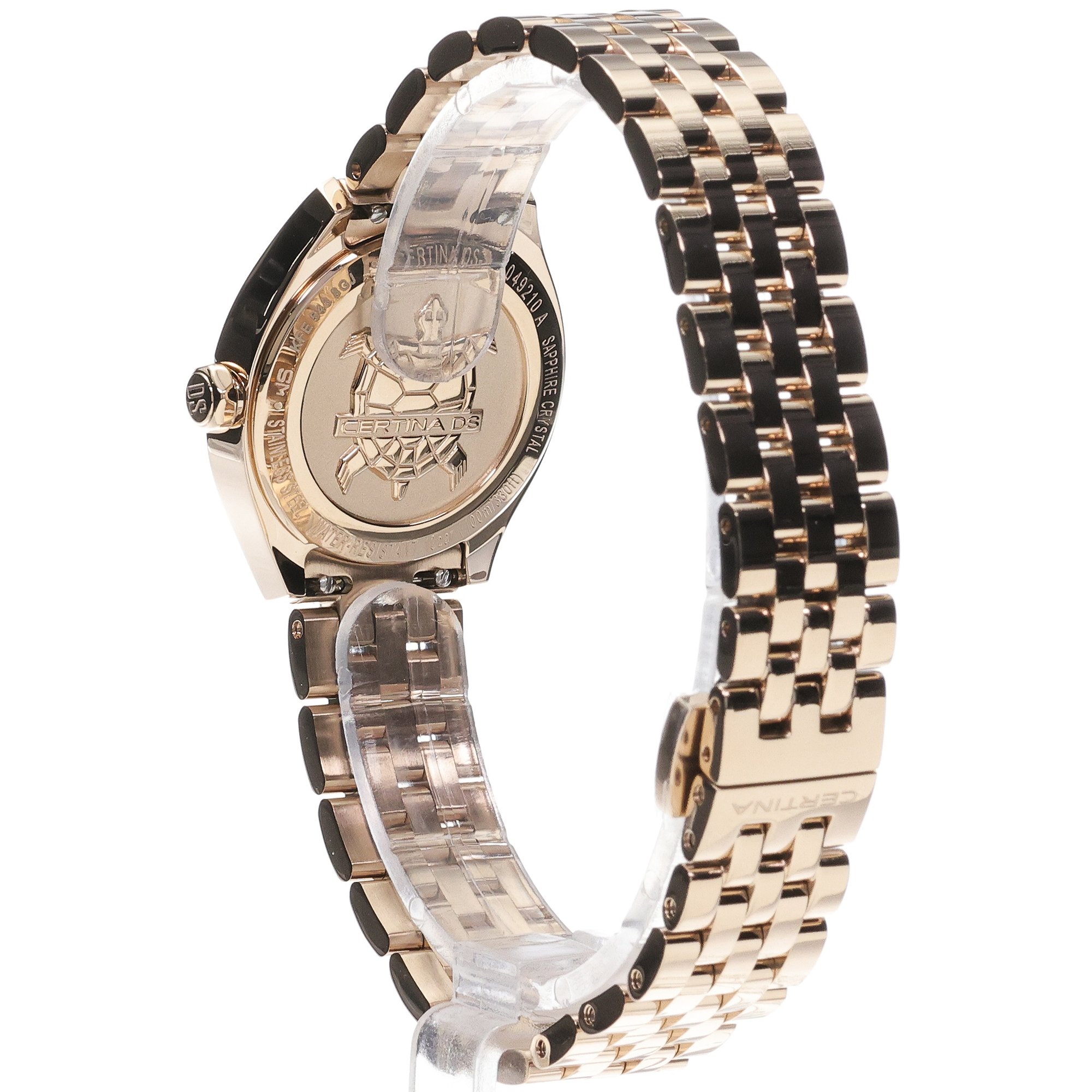 Certina C0492103302600 Lady mini DS-2 klasyczny zegarek różowe złoto - miniatura 4