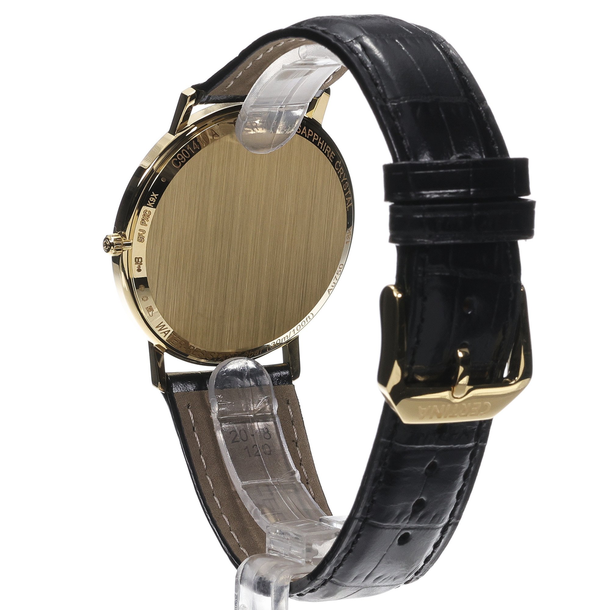 Certina C9014101601100 Priska Gold 18K 38mm zegarek klasyczny Priska - miniatura 4