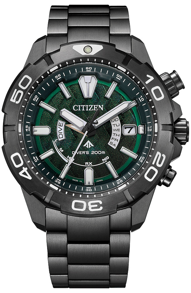 Citizen PROMASTER MARINE LIGHT IN BLACK 2022 GREEN LIMITED EDITION AS7146-58W