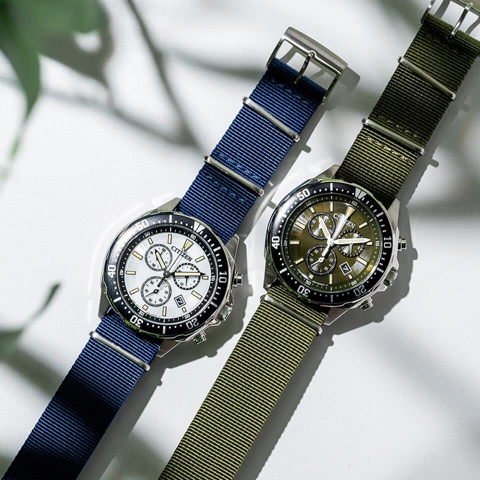 Citizen AT2500-19W Eco-Drive Chronograph zegarek sportowy Chrono - miniatura 4