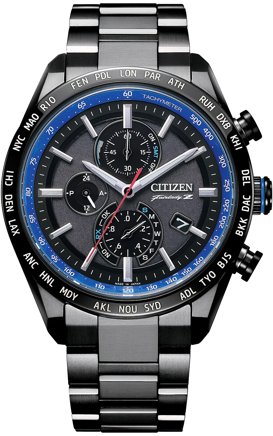 Citizen Super Titanium Nissan Fairlady Z Seiran Blue AT8185-97E