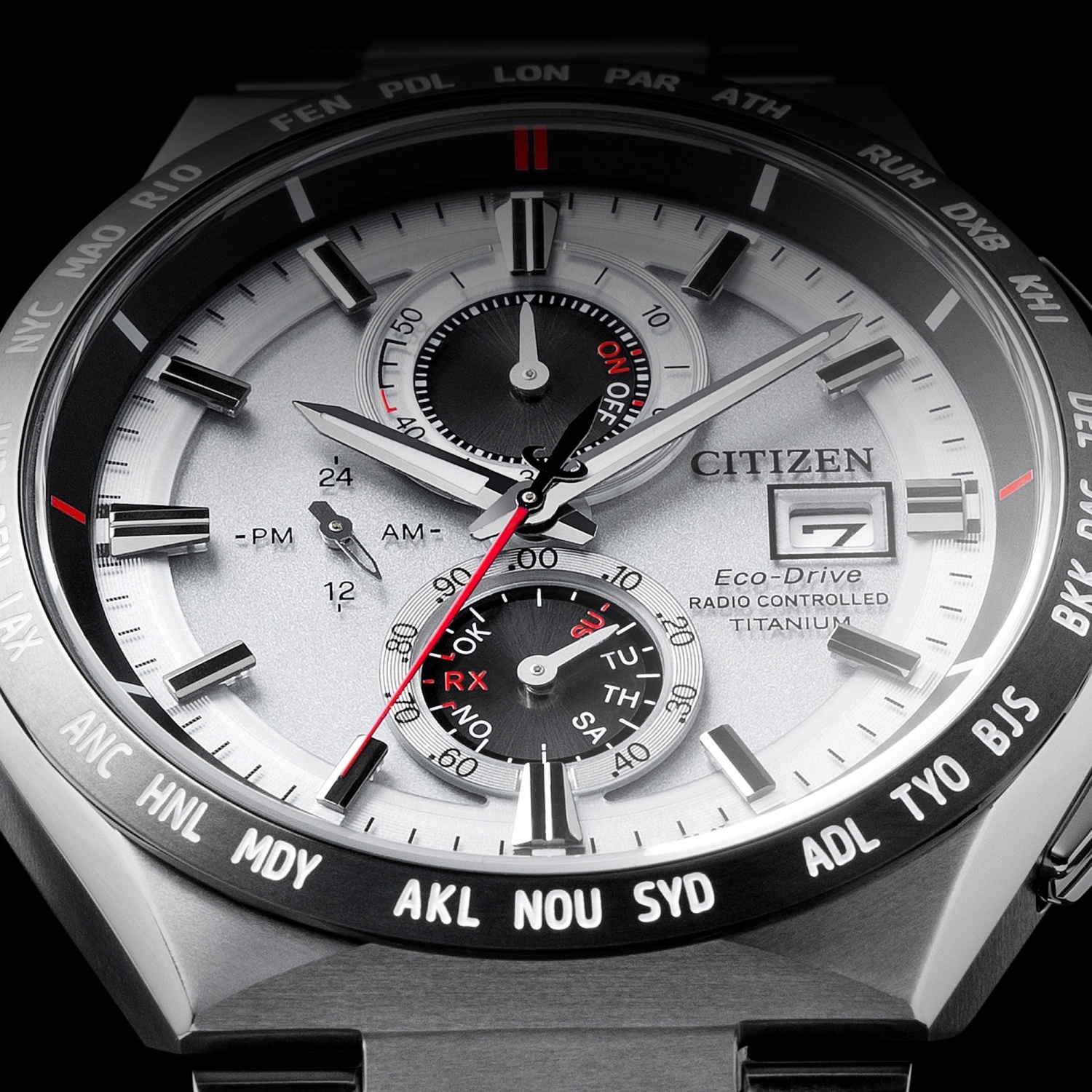 Citizen AT8234-85A TITANIUM ECO-DRIVE zegarek klasyczny Titanium - miniatura 4