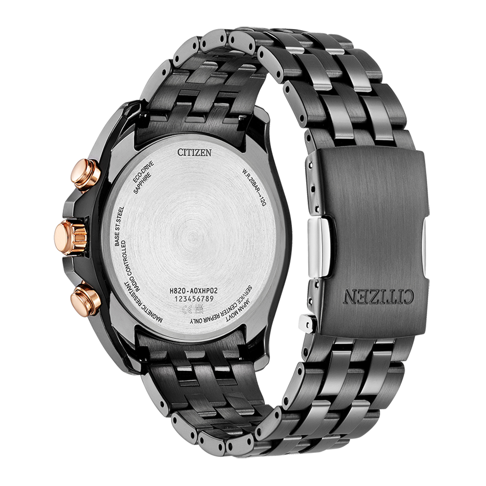 Citizen AT9128-87X męski zegarek Radio Controlled bransoleta - miniatura 3