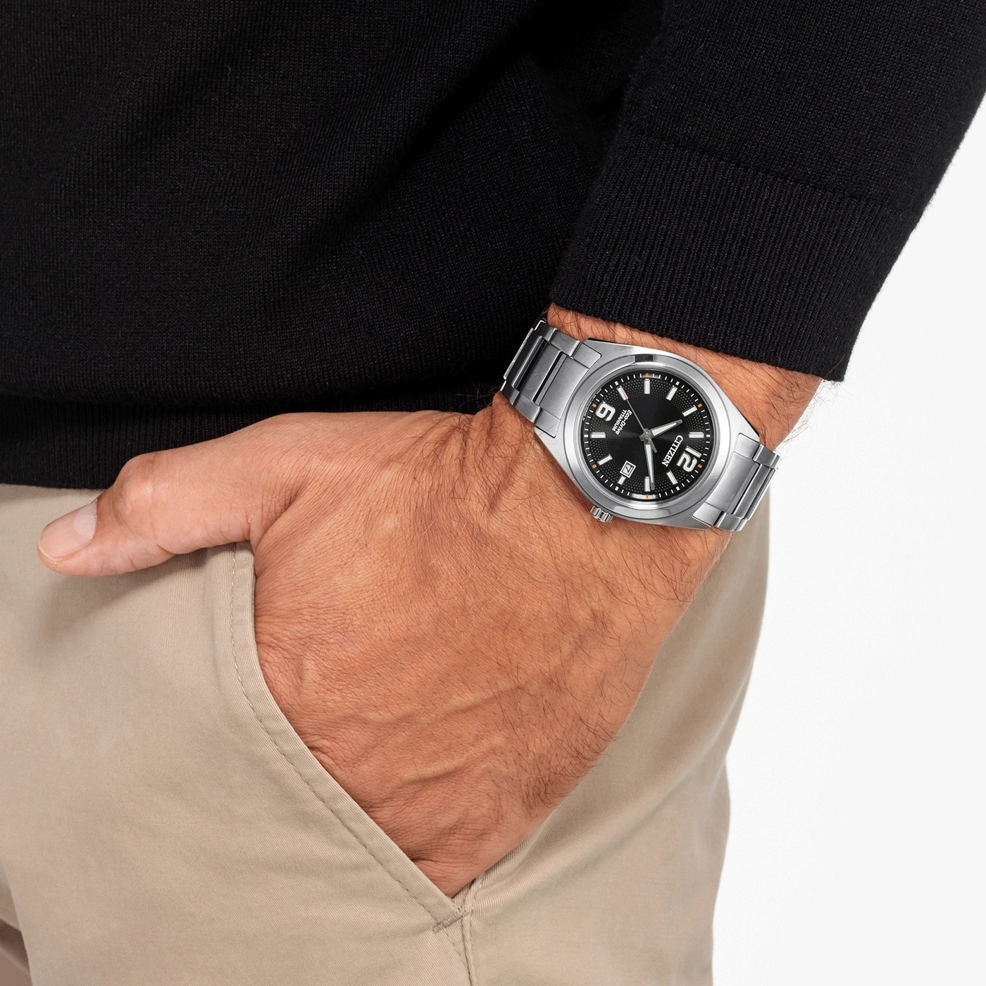 Citizen AW1641-81E Super Titanium zegarek klasyczny Titanium - miniatura 4