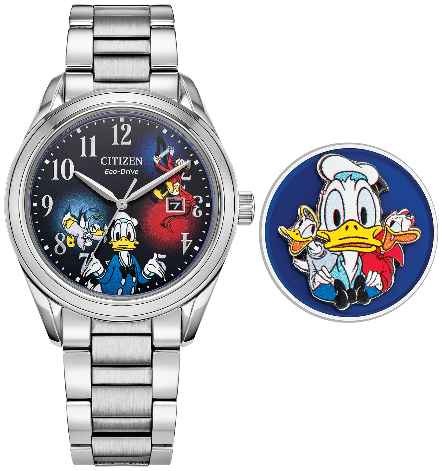Citizen Feisty Donald Duck 90th Anniversary Limited Edition AW1691-66W