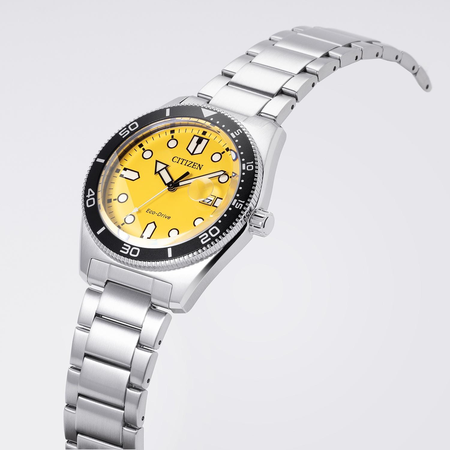 Citizen AW1760-81Z zegarek srebrny klasyczny Ecodrive bransoleta - miniatura 5
