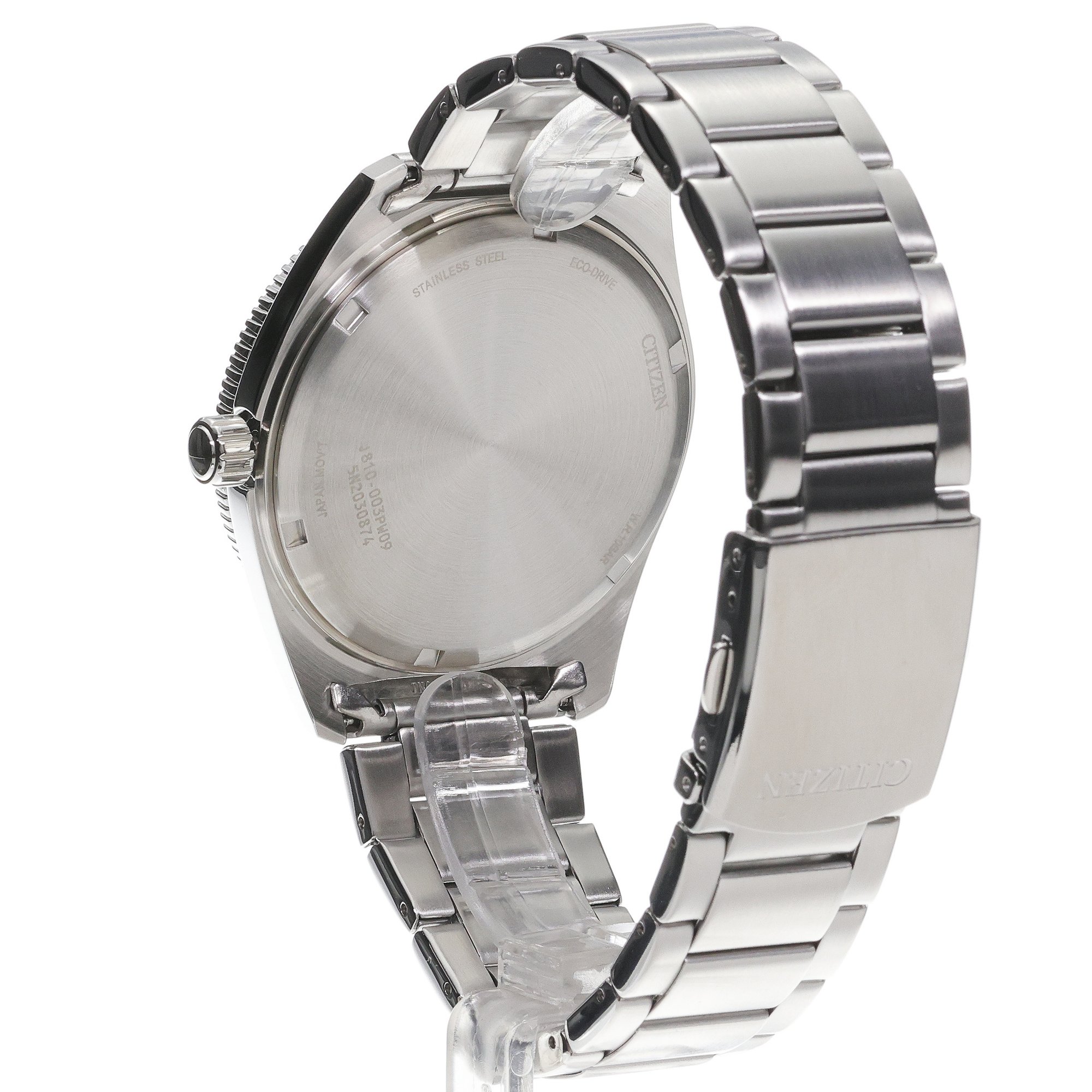 Citizen AW1881-52L zegarek srebrny sportowy Ecodrive bransoleta