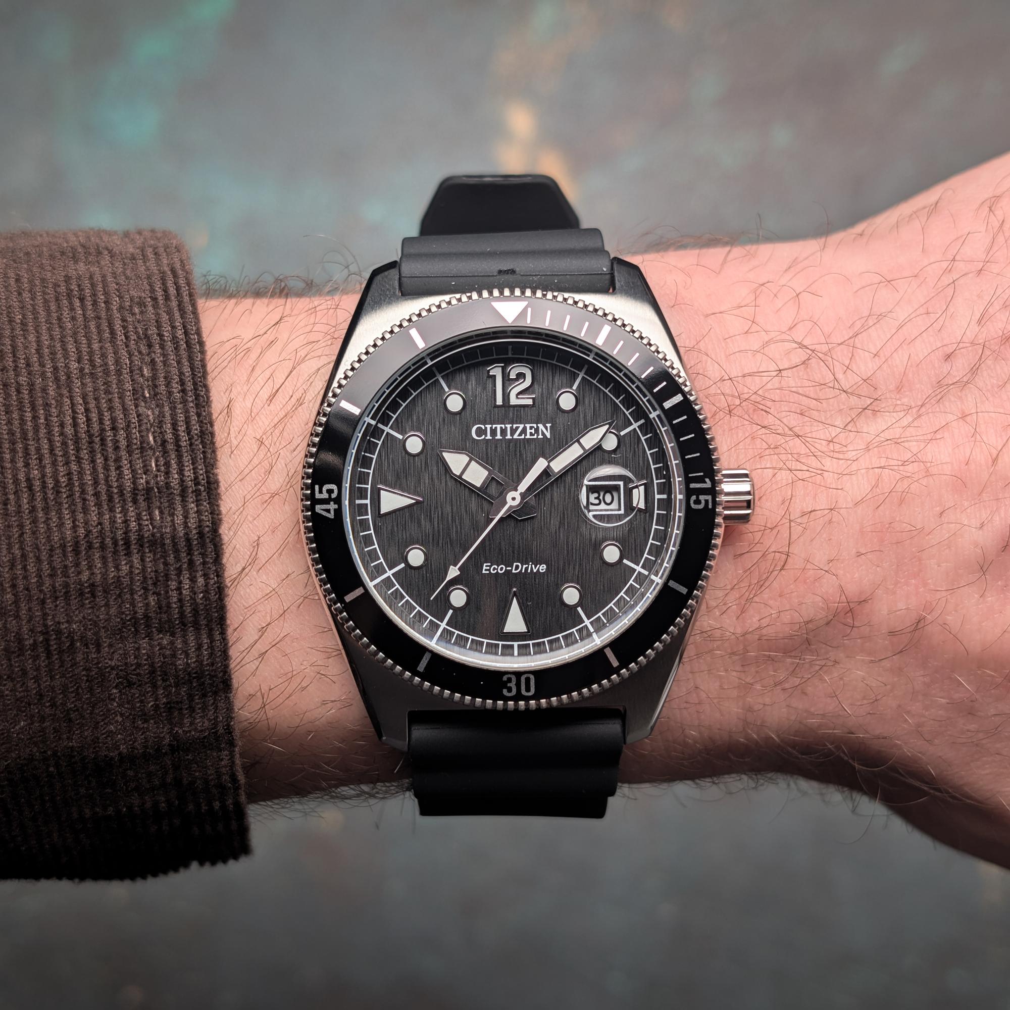 Citizen AW1889-00E Ecodrive Eco-Drive Marine Sports zegarek męski sportowy mineralne
