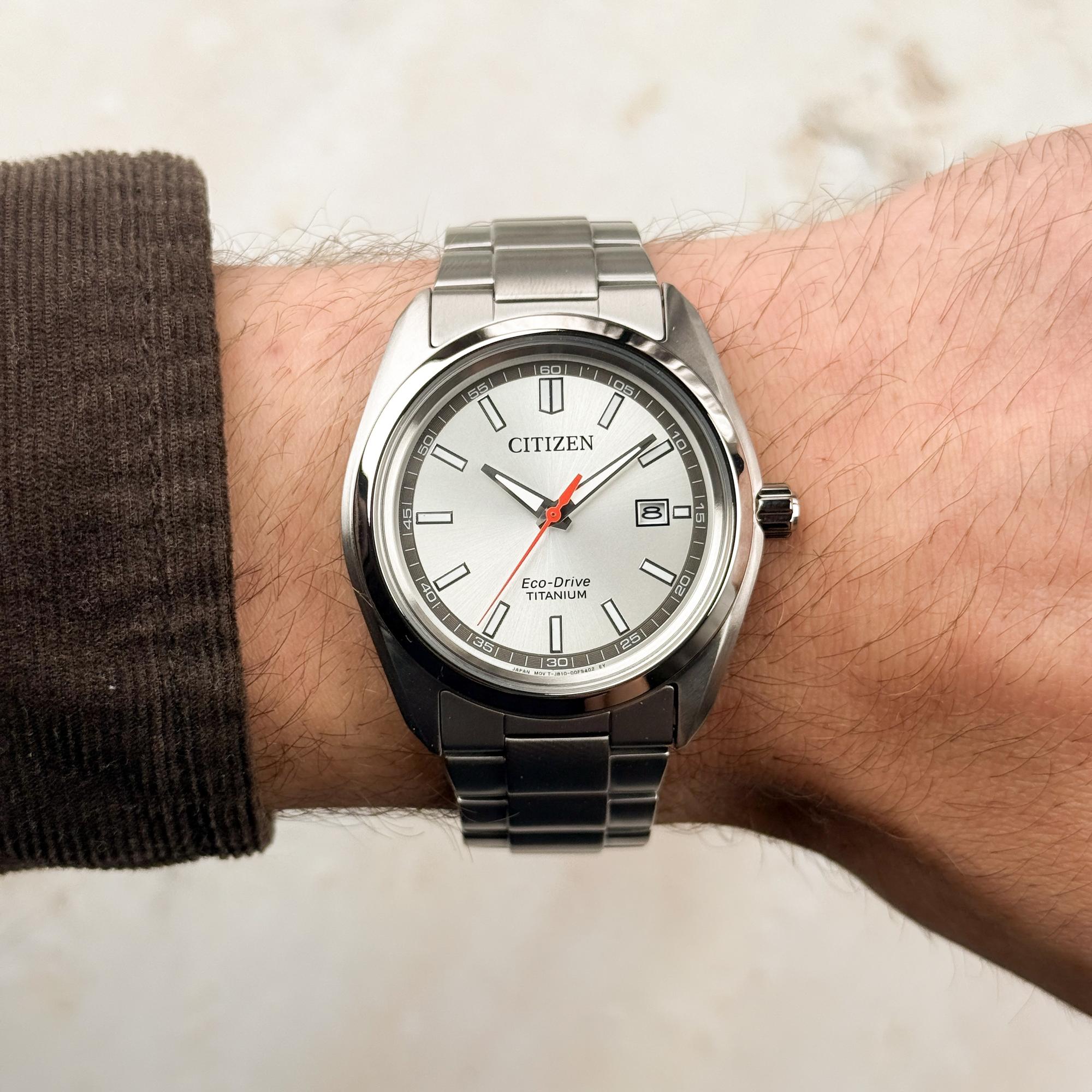 Citizen AW1900-50A Super Titanium zegarek klasyczny Titanium - miniatura 5