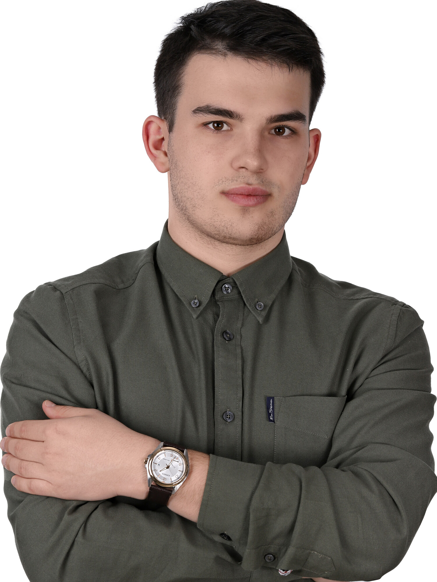 Citizen AW7056-11A Ecodrive zegarek męski klasyczny mineralne - miniatura 2