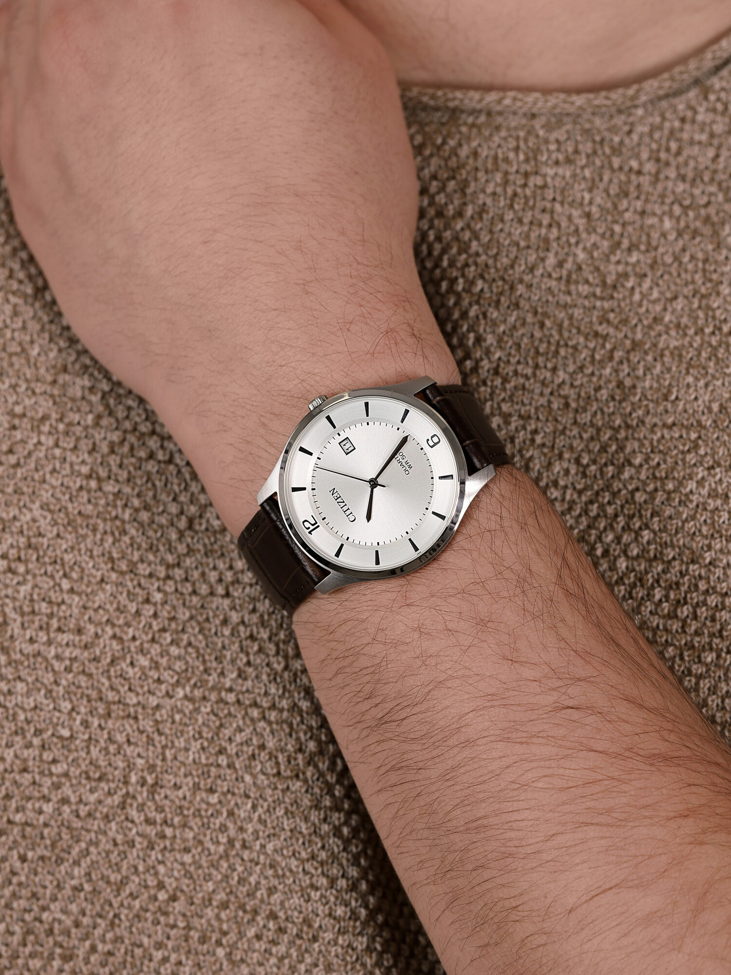 Citizen BD0041-11A męski zegarek Leather pasek - miniatura 3