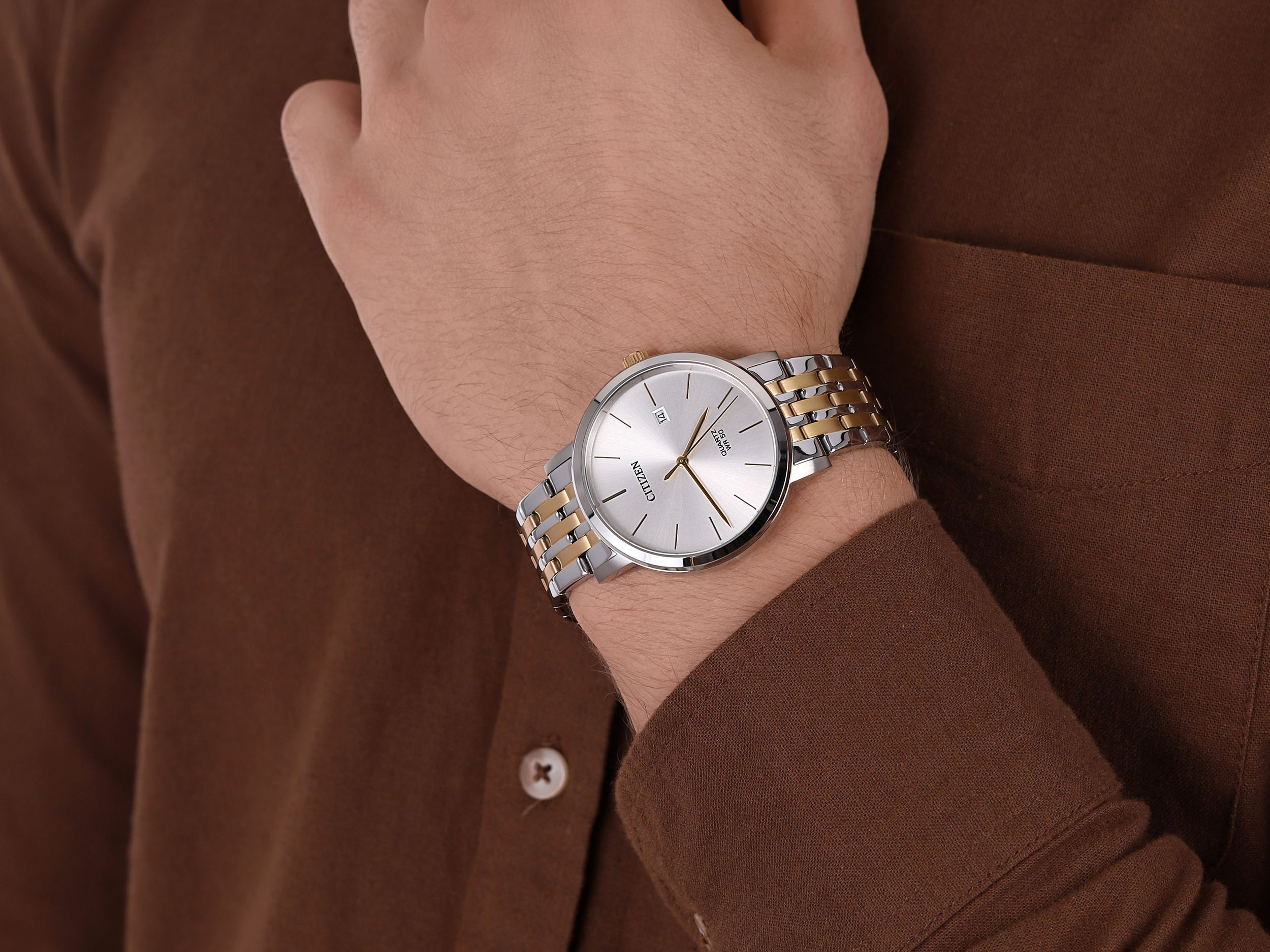 Citizen BI5074-56A zegarek srebrny klasyczny Elegance bransoleta - miniatura 4