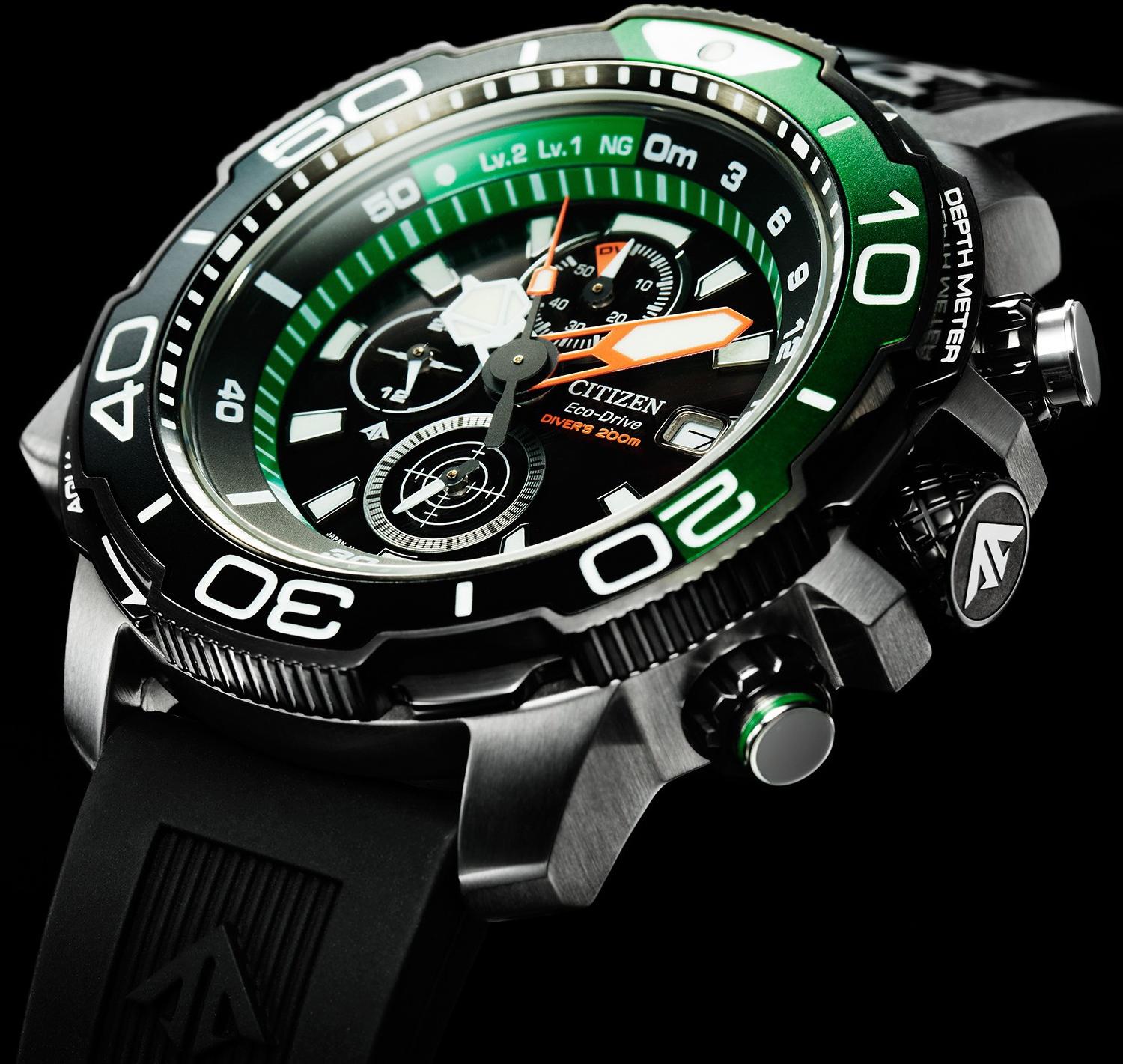 Citizen BJ2168-01E Promaster PROMASTER AQUALAND zegarek męski sportowy szafirowe - miniatura 8