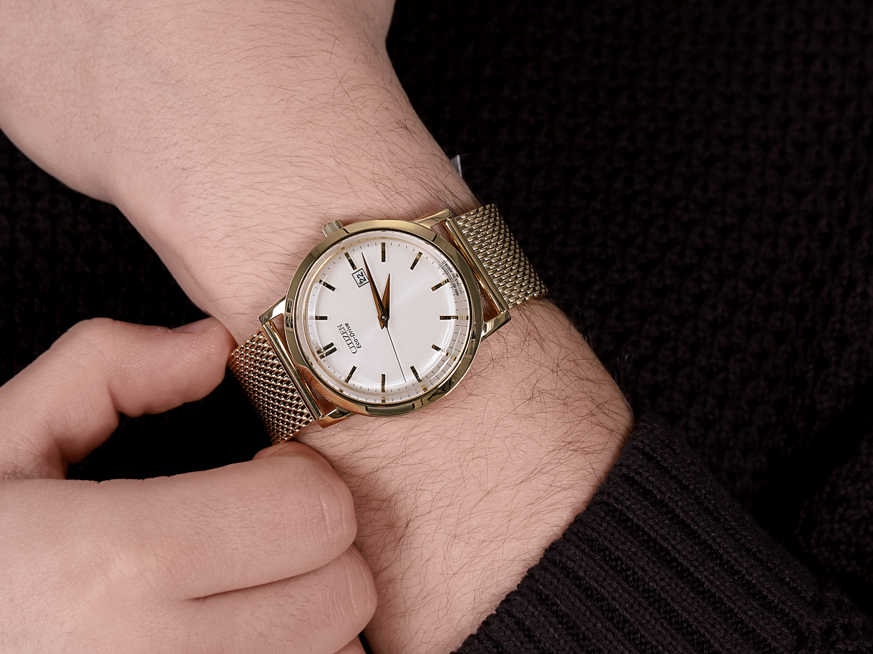 Citizen BM7192-51A męski zegarek Ecodrive bransoleta - miniatura 4