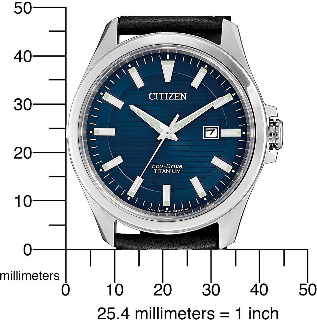 Citizen BM7470-17L Titanium zegarek męski klasyczny szafirowe - miniatura 8