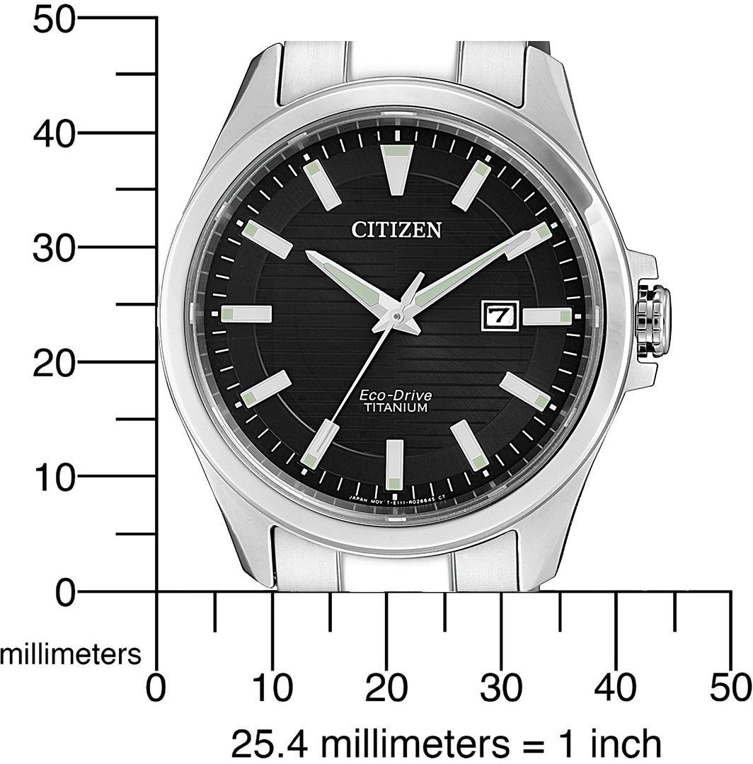 Citizen BM7470-84E Titanium klasyczny zegarek srebrny