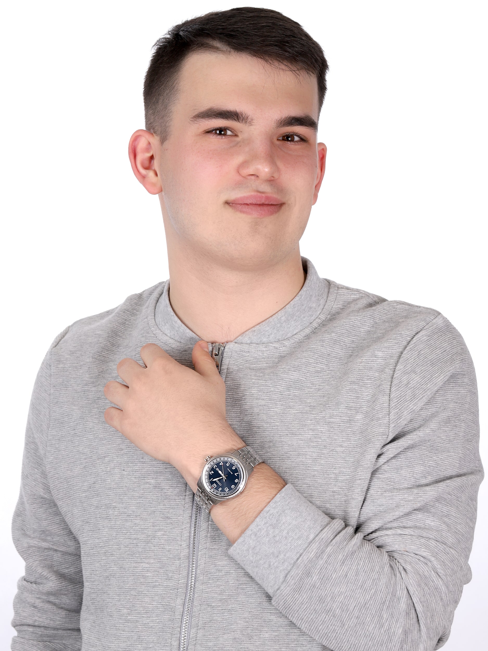 Citizen BM7480-81L Ecodrive klasyczny zegarek srebrny - miniatura 2