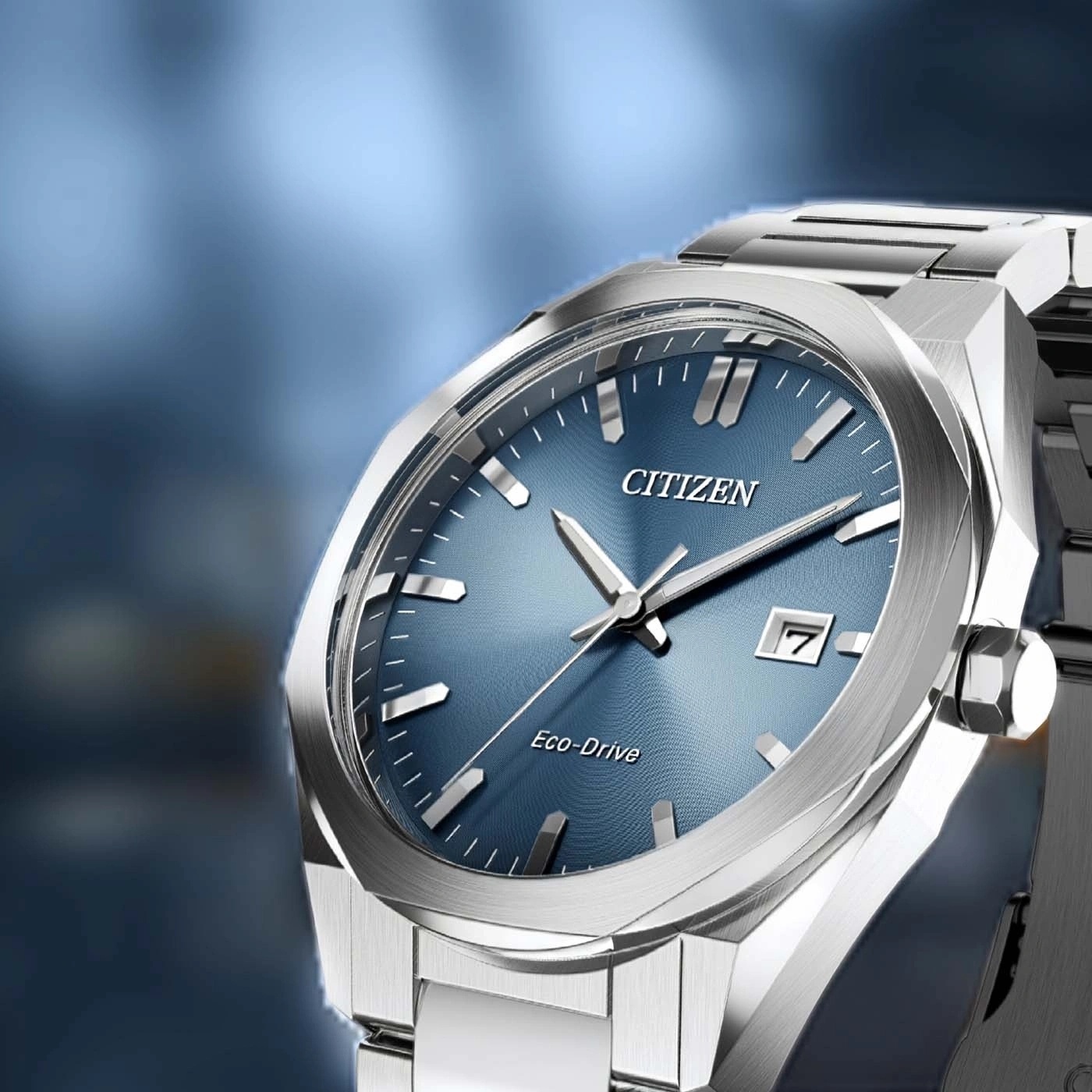 Citizen BM7620-83M Eco-Drive Modern Ecodrive klasyczny zegarek srebrny - miniatura 6