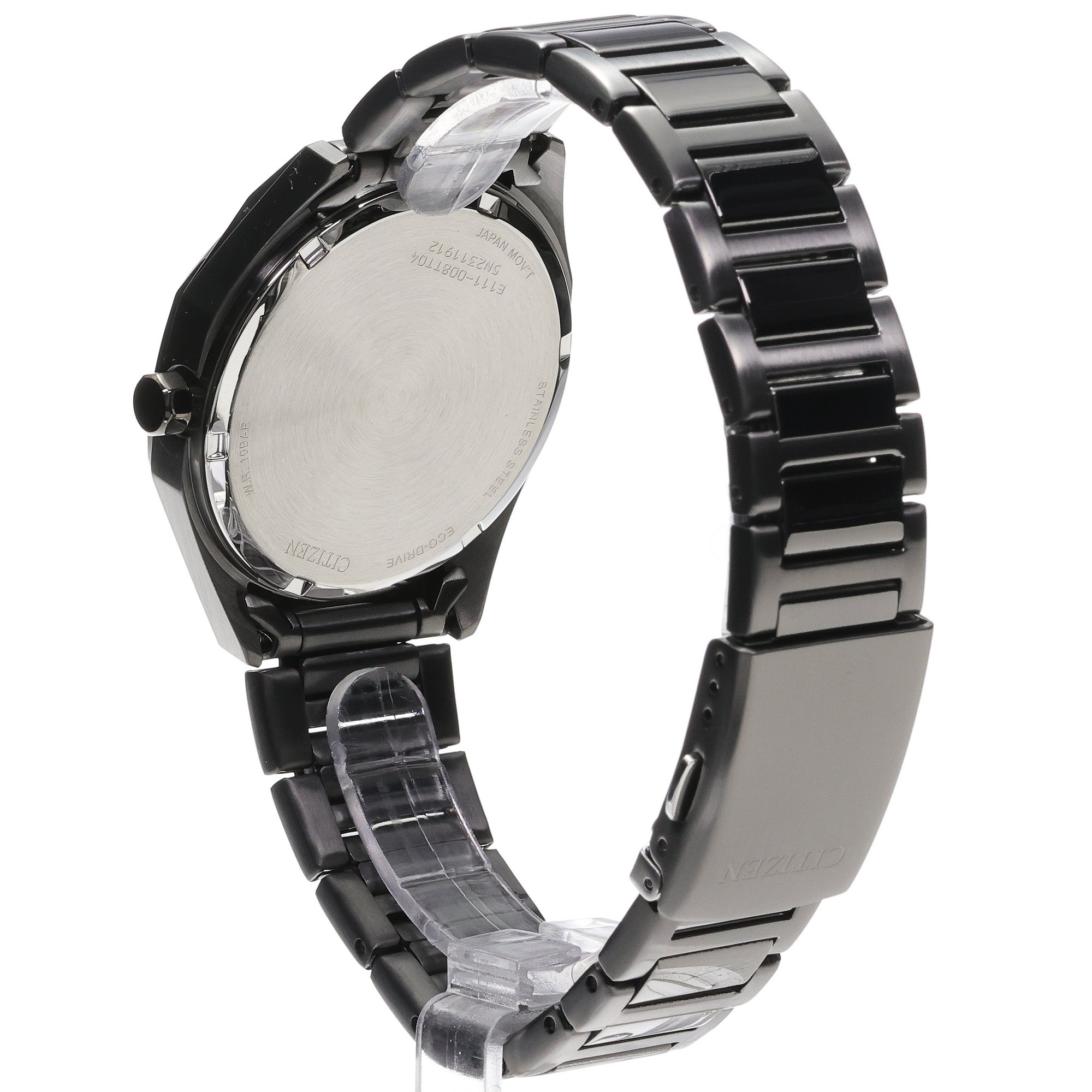 Citizen BM7625-80H zegarek czarny klasyczny Ecodrive bransoleta - miniatura 4