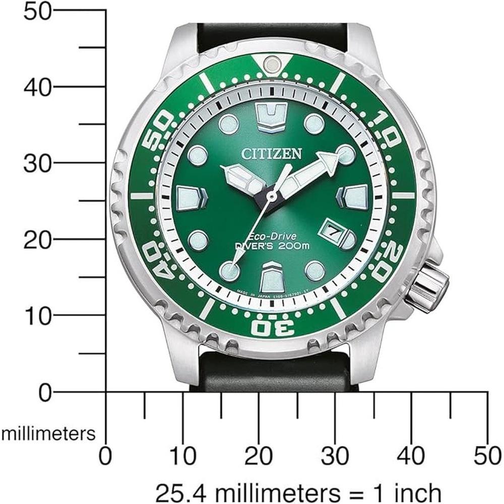 Citizen BN0158-18XM zegarek srebrny klasyczny Promaster pasek - miniatura 3