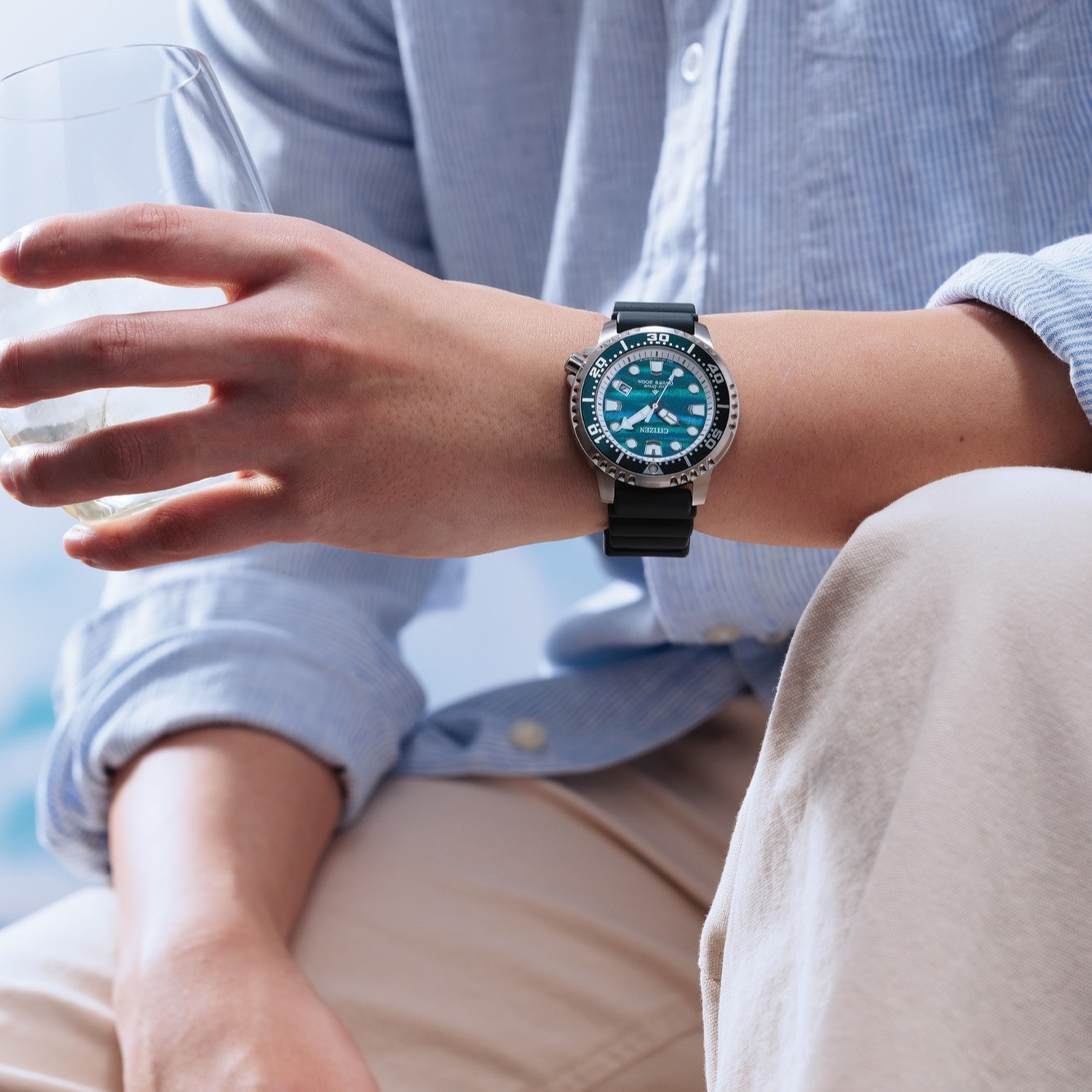 Citizen BN0167-09W zegarek męski Promaster srebrny - miniatura 12