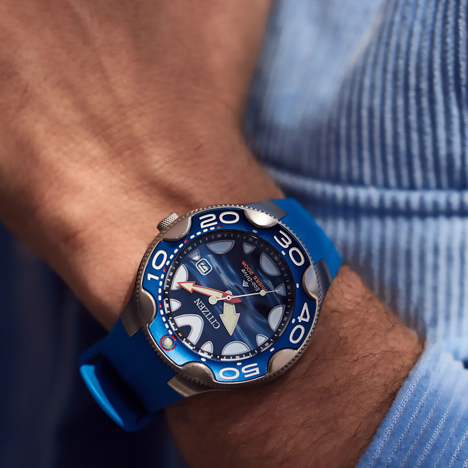 Citizen BN0238-02L męski zegarek Promaster pasek - miniatura 3