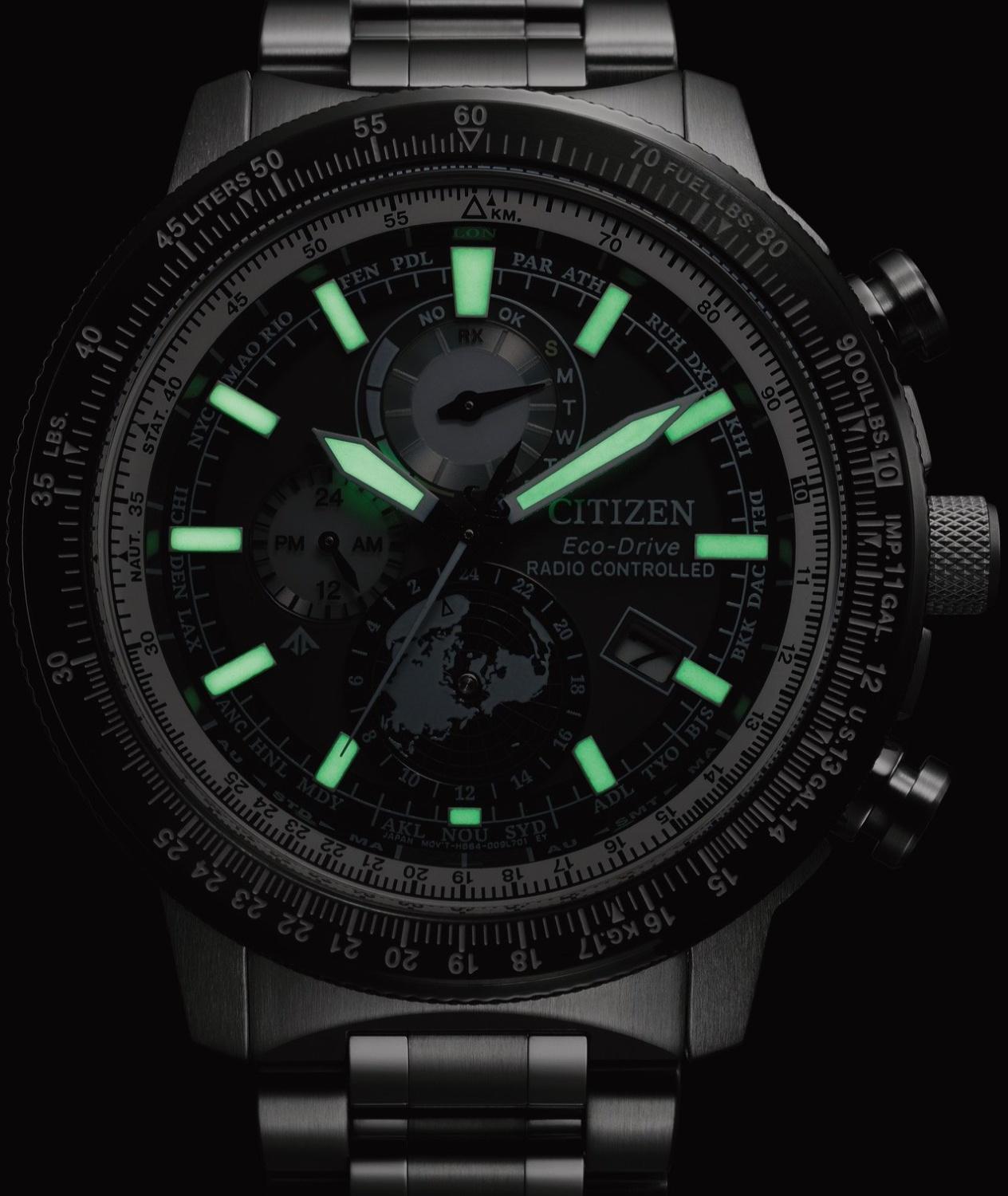 Citizen BY3006-53H Promaster Sky Radio Controlled Nothern Hemisphere zegarek sportowy Promaster - miniatura 4