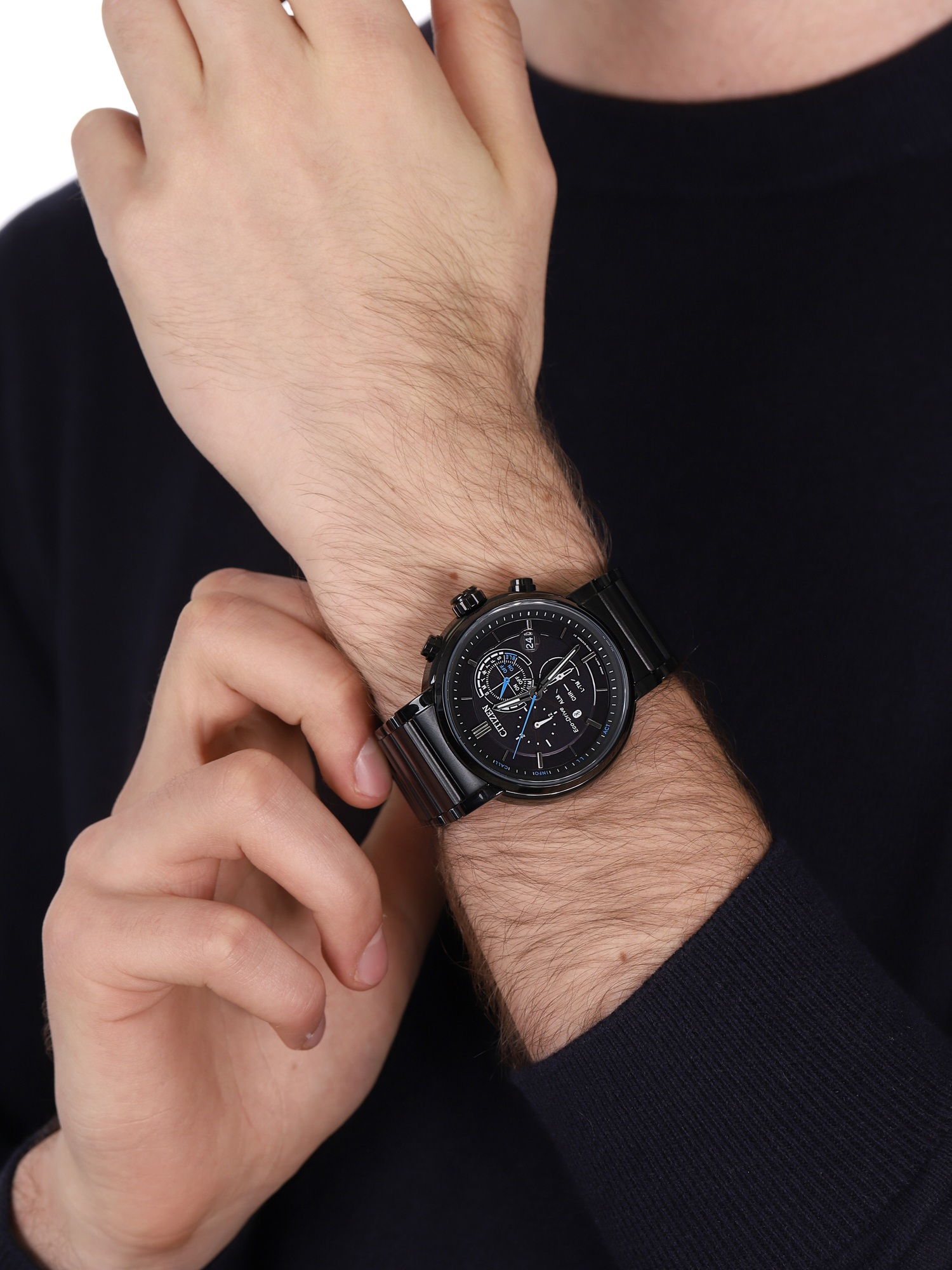 Citizen BZ1006-82E smartwatch czarny klasyczny Ecodrive bransoleta
