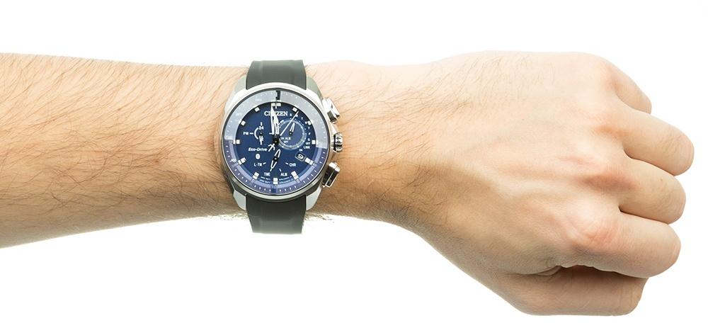 Citizen BZ1020-14L Ecodrive smartwatch męski sportowy szafirowe - miniatura 8