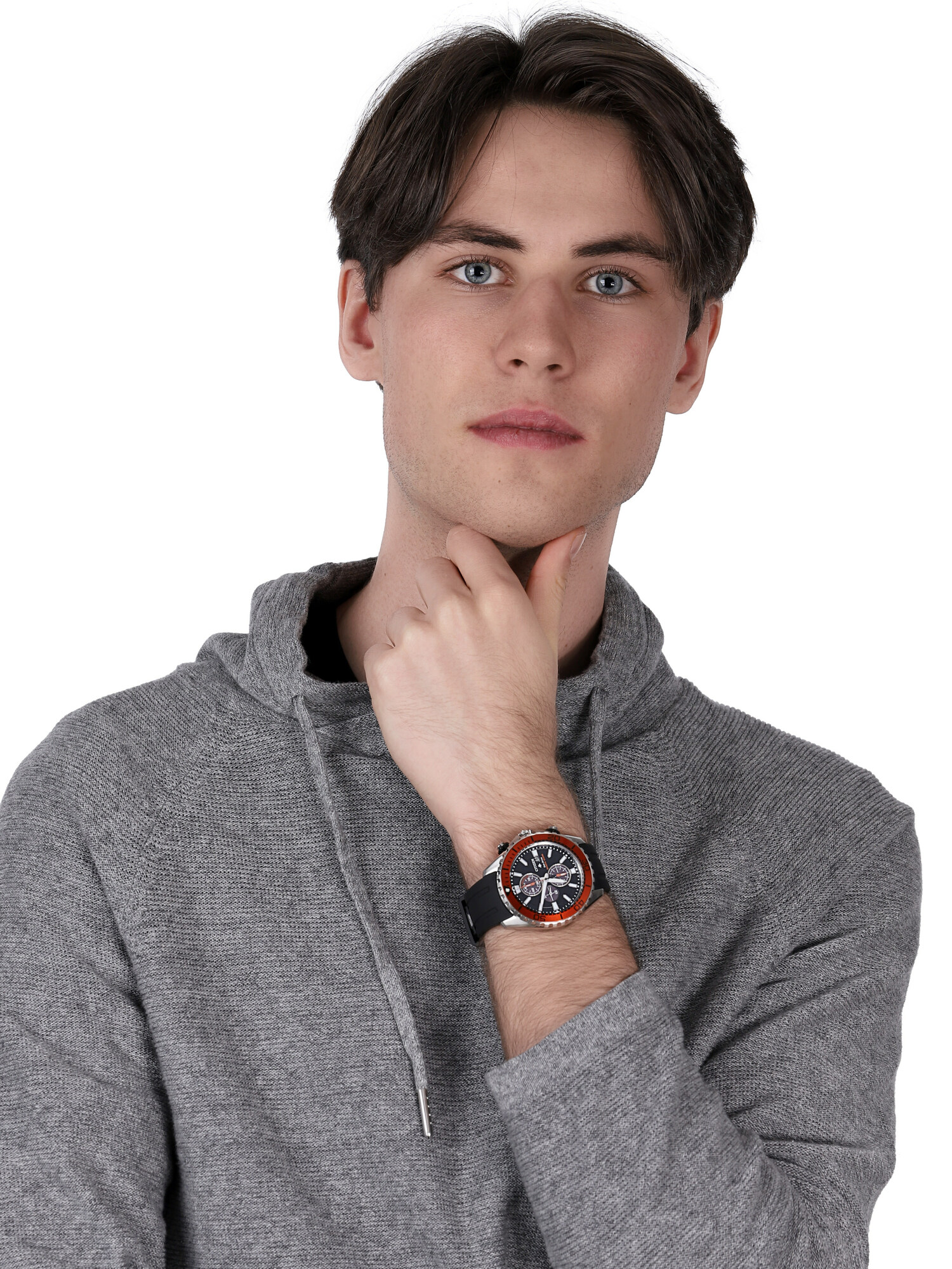 Citizen CA0718-13E zegarek srebrny sportowy Promaster pasek - miniatura 2