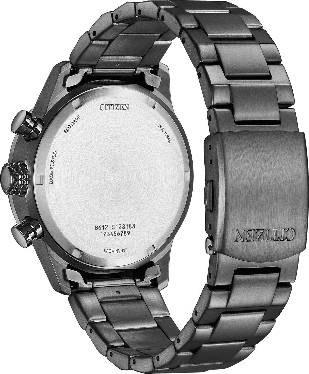 Citizen CA0797-84E zegarek czarny sportowy Ecodrive bransoleta - miniatura 3