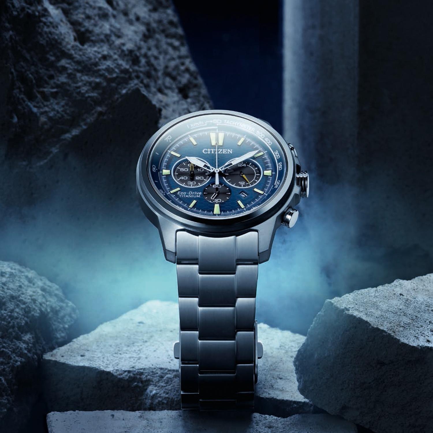 Citizen CA4570-88L Super Titanium zegarek sportowy Titanium - miniatura 4