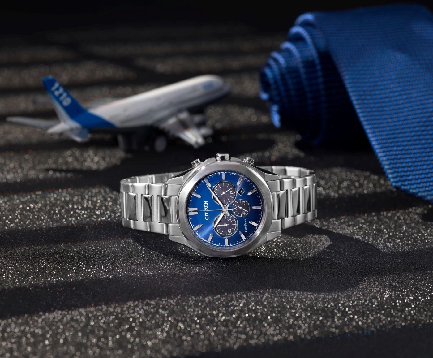 Citizen CA4590-81L zegarek srebrny sportowy Sport bransoleta - miniatura 5