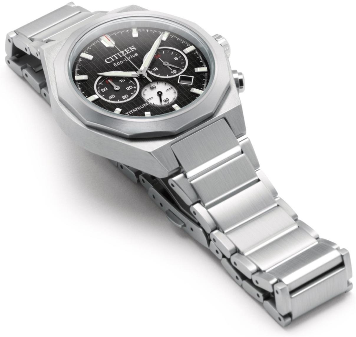 Citizen CA4690-51E Chrono Super Titanium zegarek męski klasyczny szafirowe