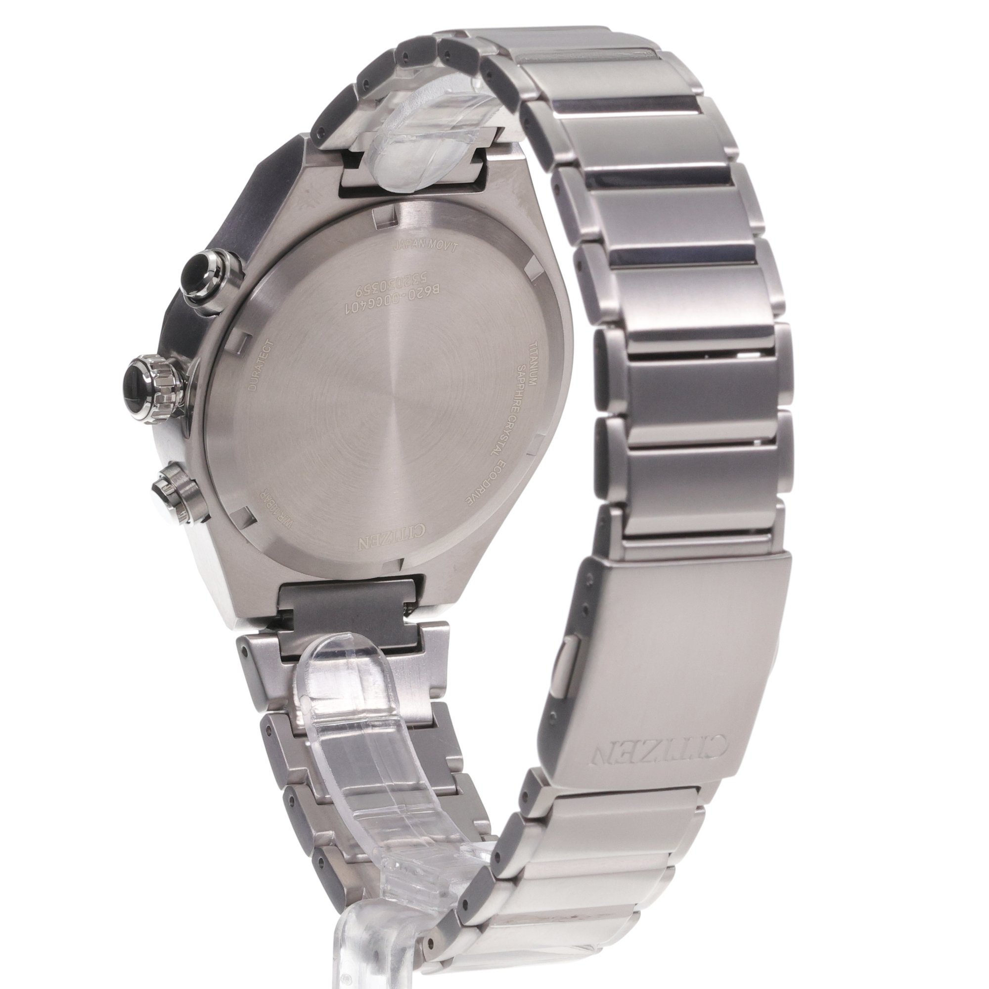 Citizen CA4690-51E zegarek srebrny klasyczny Chrono bransoleta