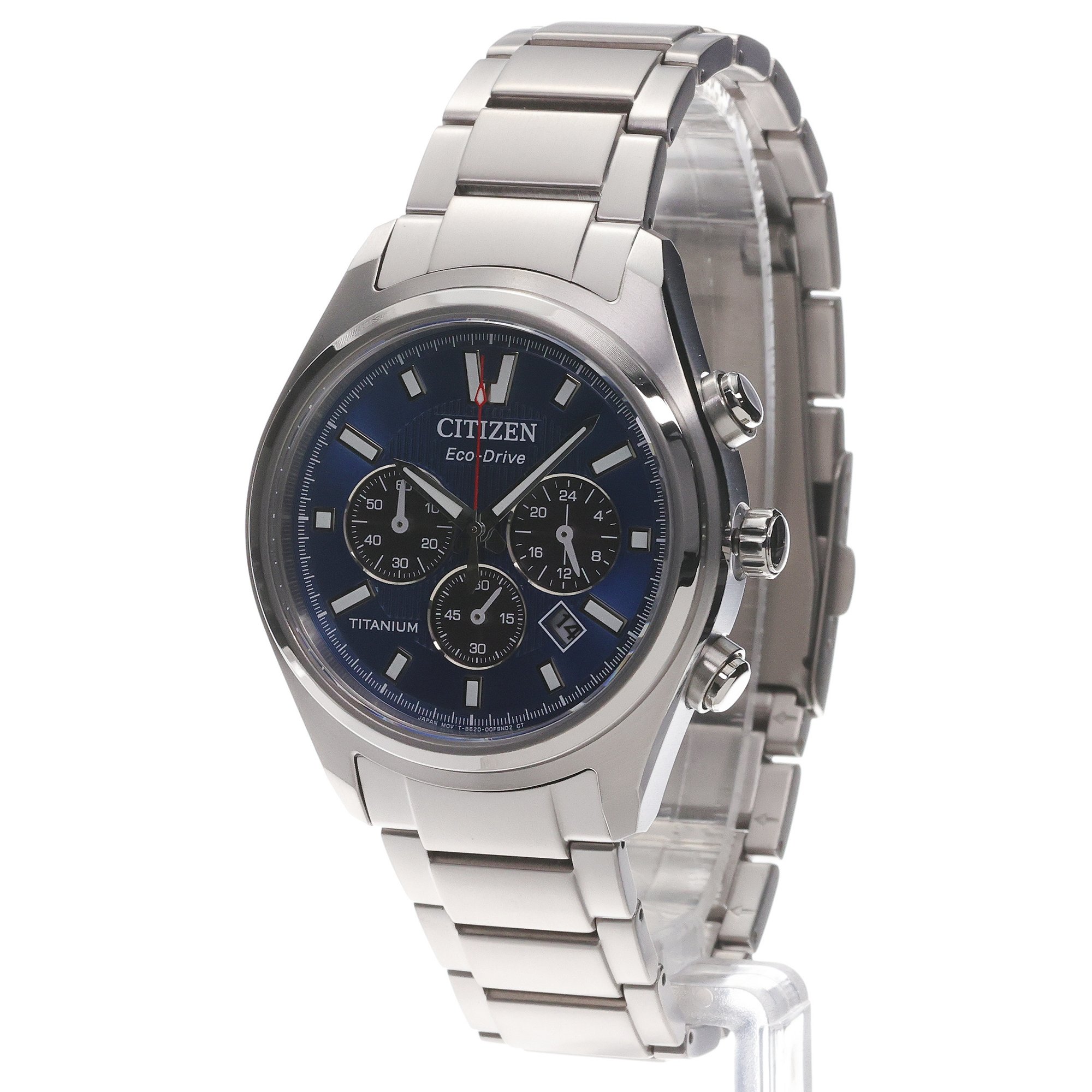 Citizen CA4750-51L Super Titanium Chronograph Titanium sportowy zegarek szary