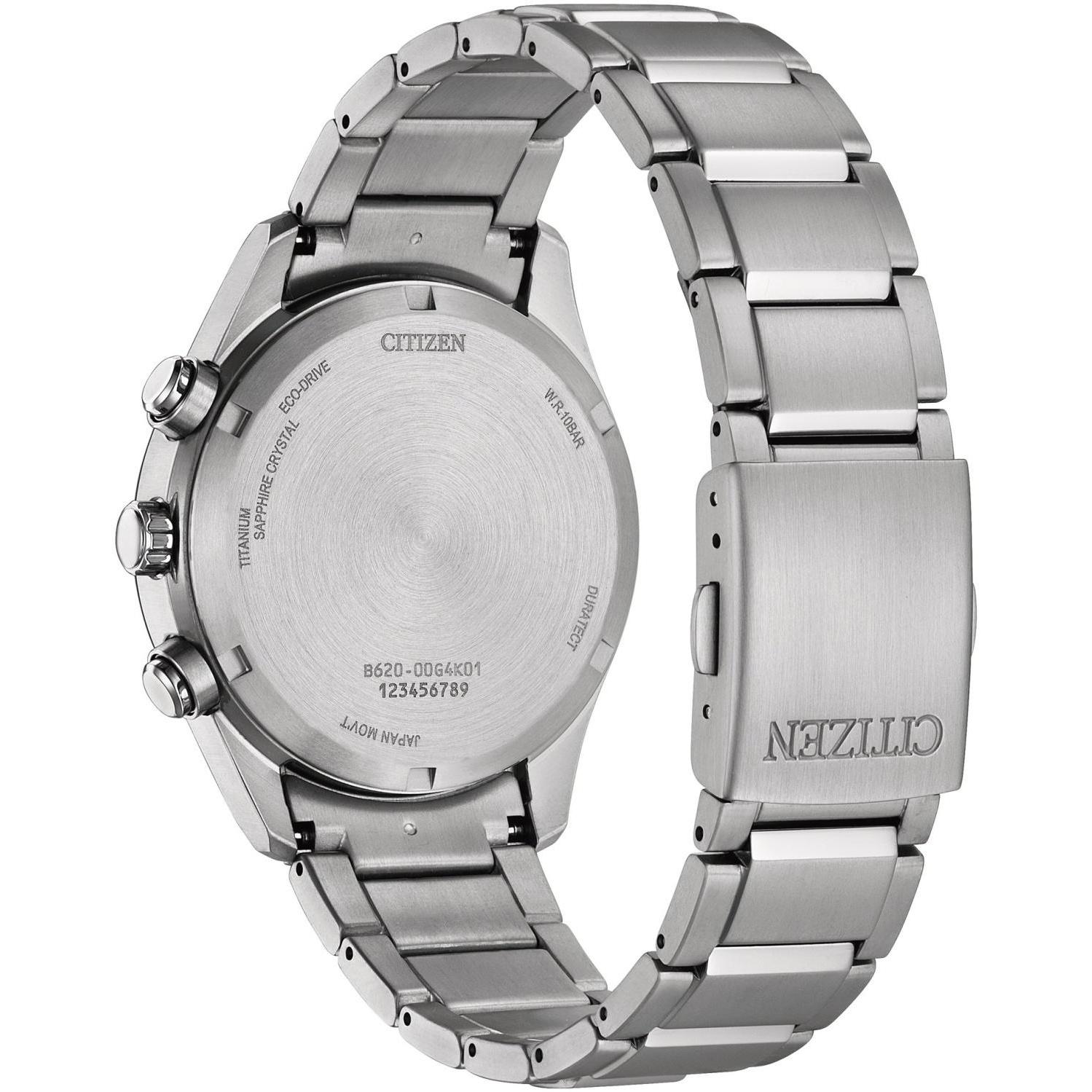 Citizen CA4750-51X Titanium Super Titanium Chronograph zegarek męski sportowy szafirowe - miniatura 8