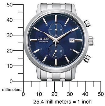 Citizen CA7060-88L zegarek srebrny klasyczny Ecodrive bransoleta - miniatura 5