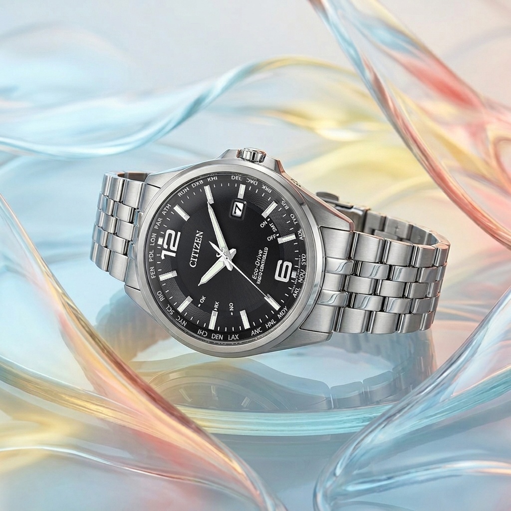 Citizen CB0010-88E męski zegarek Radio Controlled bransoleta