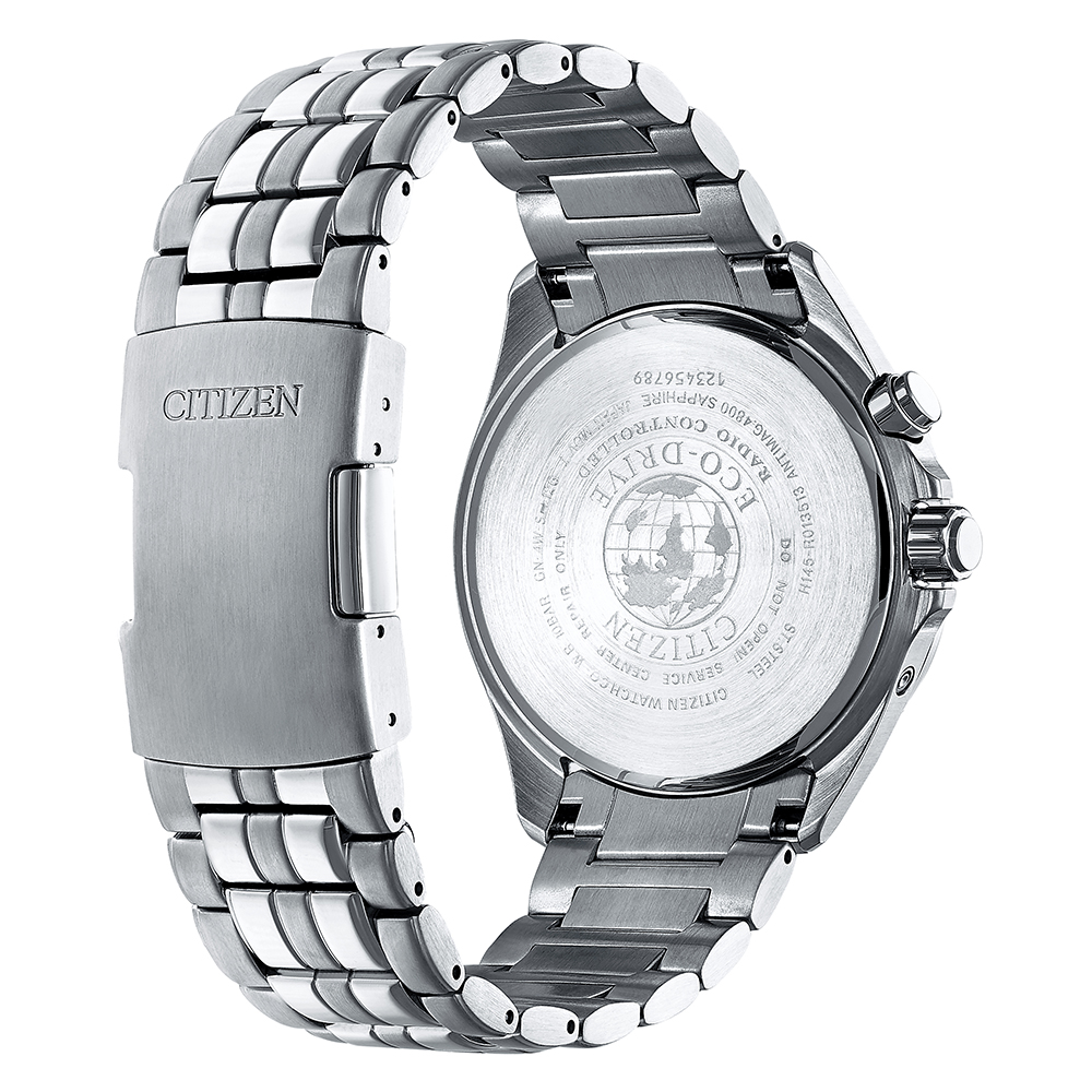 Citizen CB0220-85E męski zegarek Radio Controlled bransoleta - miniatura 2