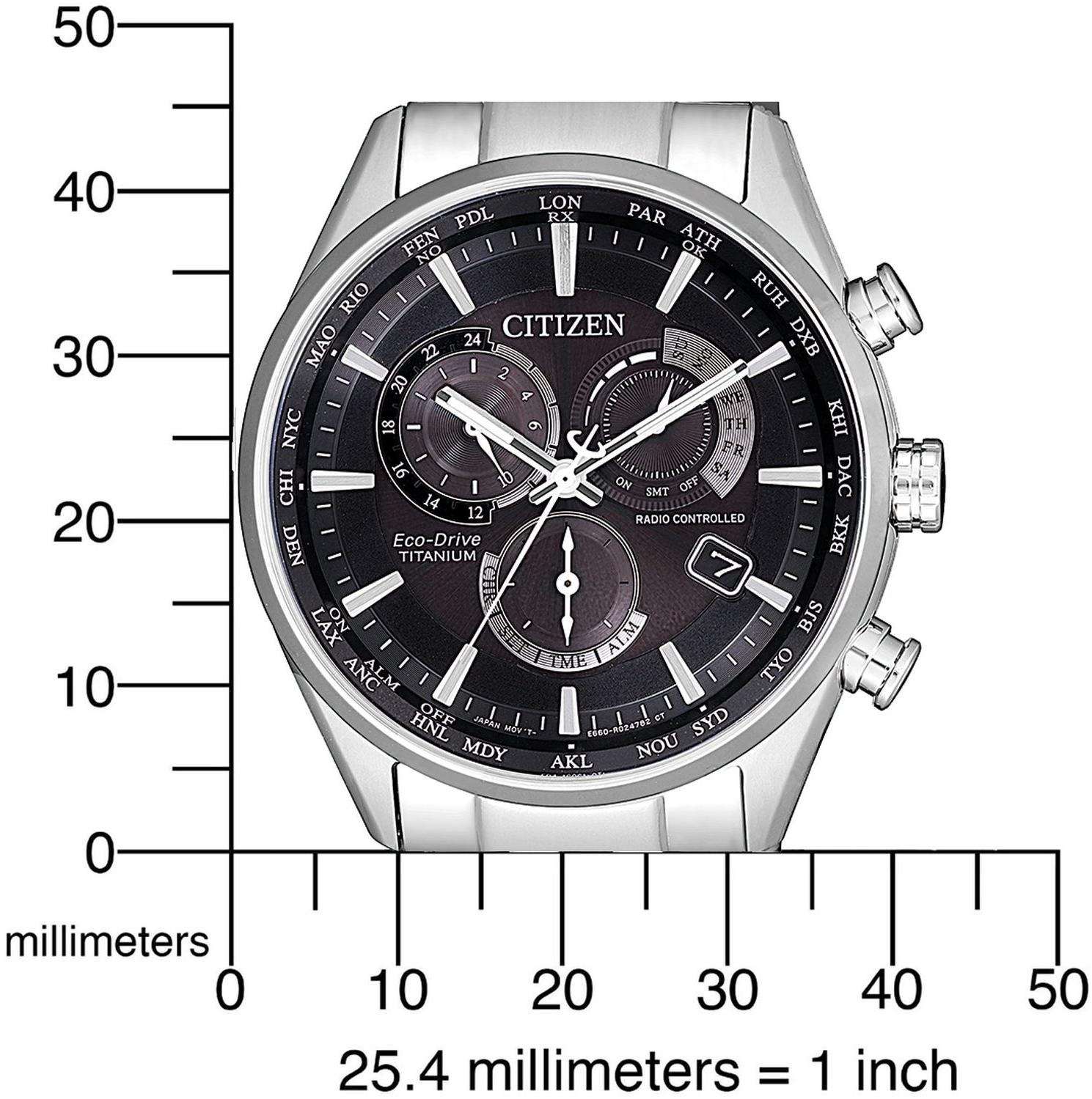 Citizen CB5020-87E zegarek srebrny sportowy Radio Controlled bransoleta - miniatura 7