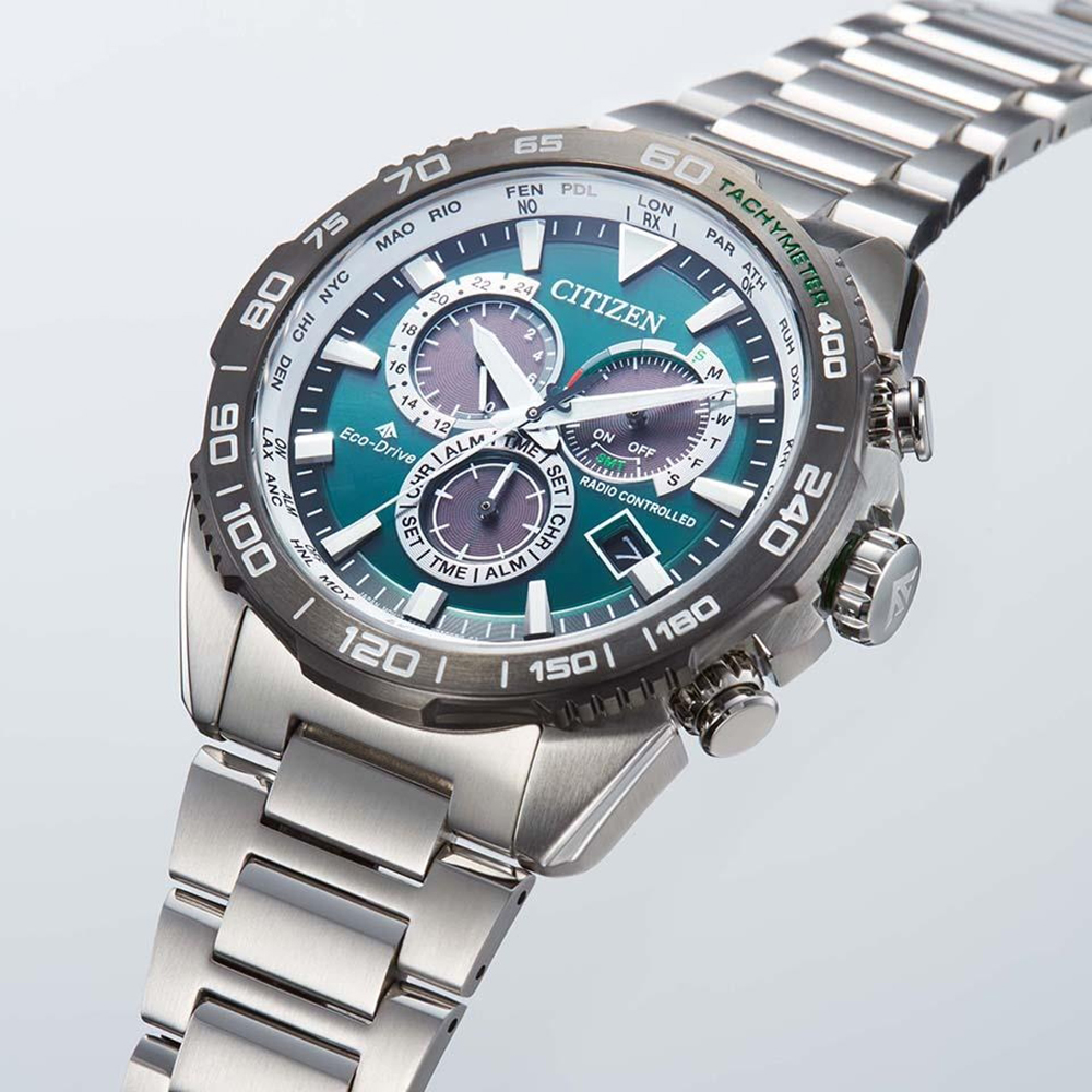 Citizen CB5034-91W zegarek klasyczny Radio Controlled - miniatura 6