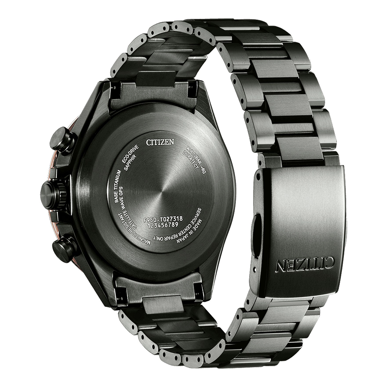 Citizen CC4016-67E Titanium Eco-Drive Titanium sportowy zegarek czarny - miniatura 3