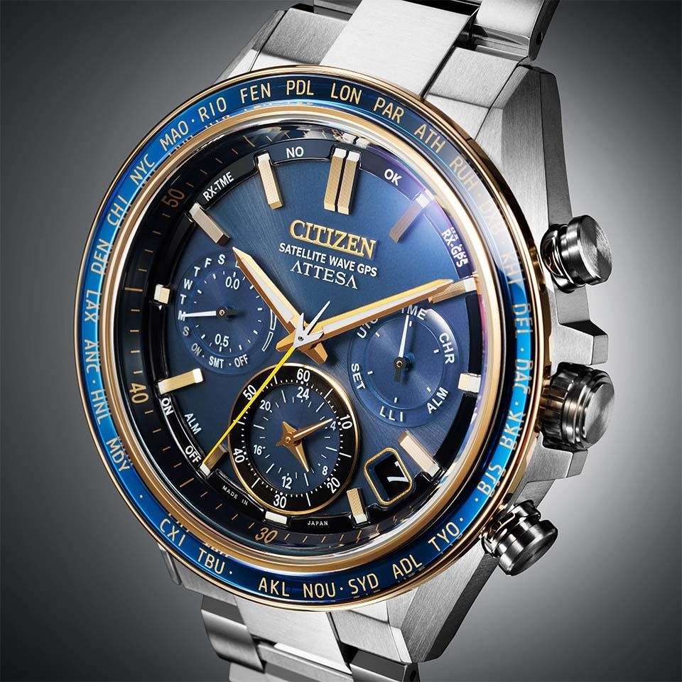 Citizen CC4054-68L Titanium Attesa Eco-Drive zegarek klasyczny Satellite Wave - miniatura 7