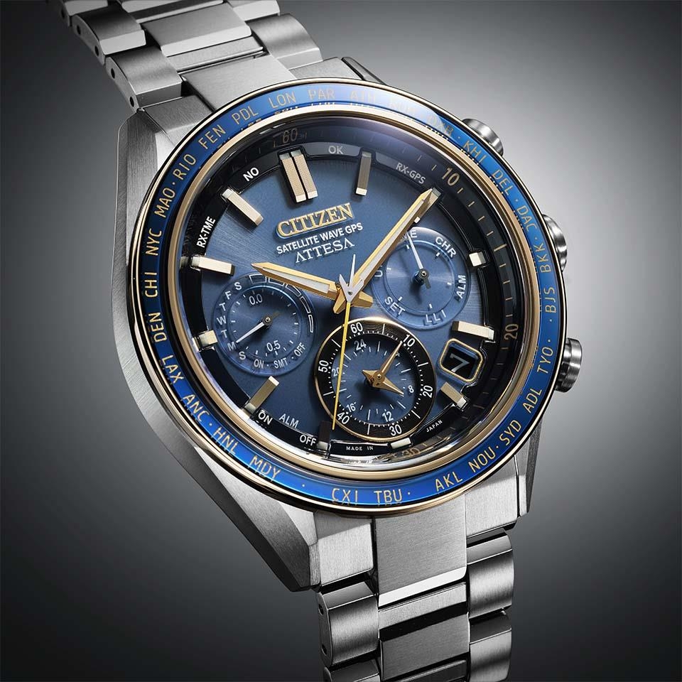 Citizen CC4054-68L zegarek srebrny klasyczny Satellite Wave bransoleta - miniatura 5